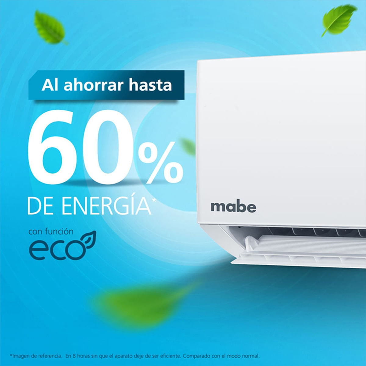 Aire Acondicionado Mabe 12000 BTU Tipo Split Inverter 220V MMI12CDBWCC32DC1 Blanco img #7