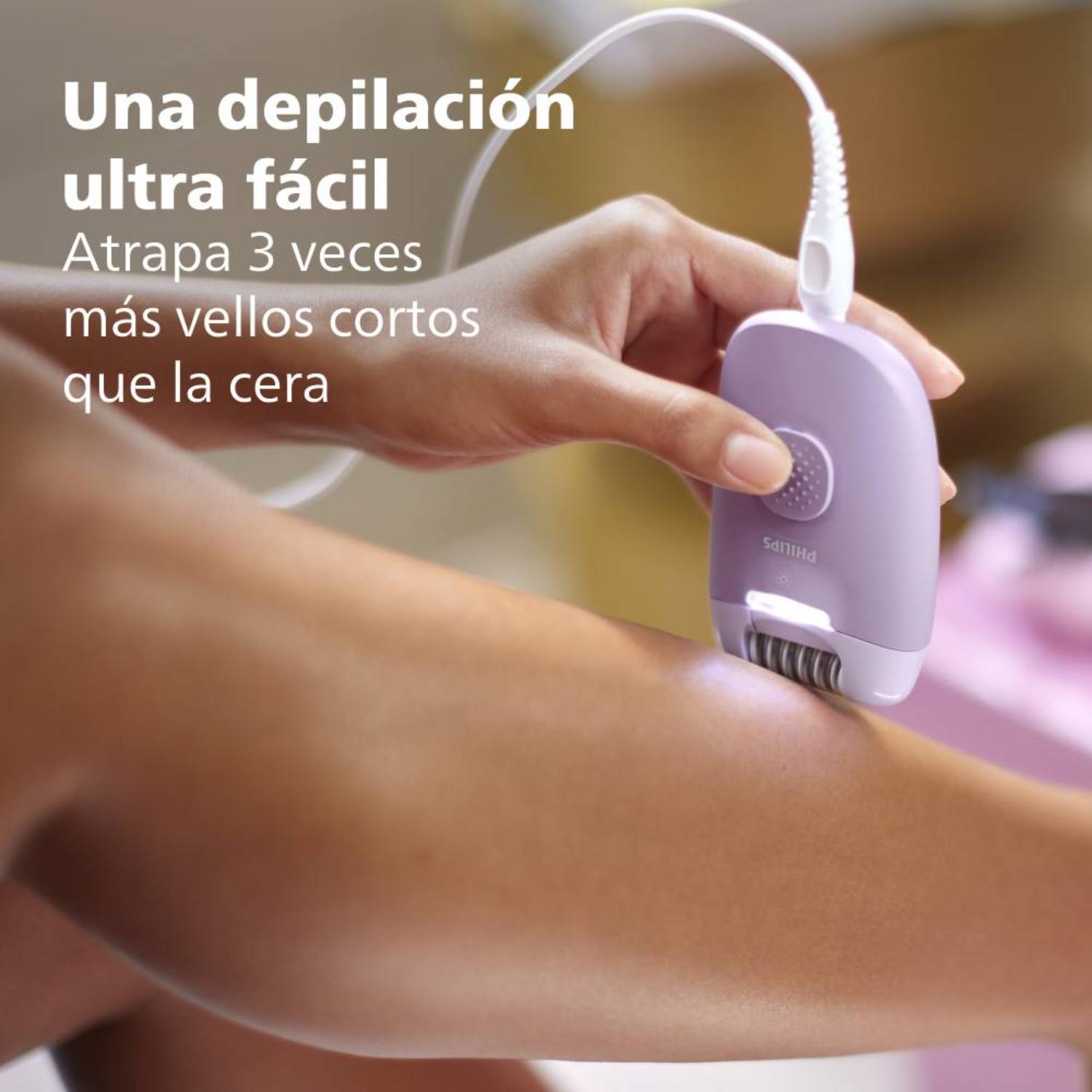 Depiladora Philips Alámbrica BRE257/00 Lila img #2