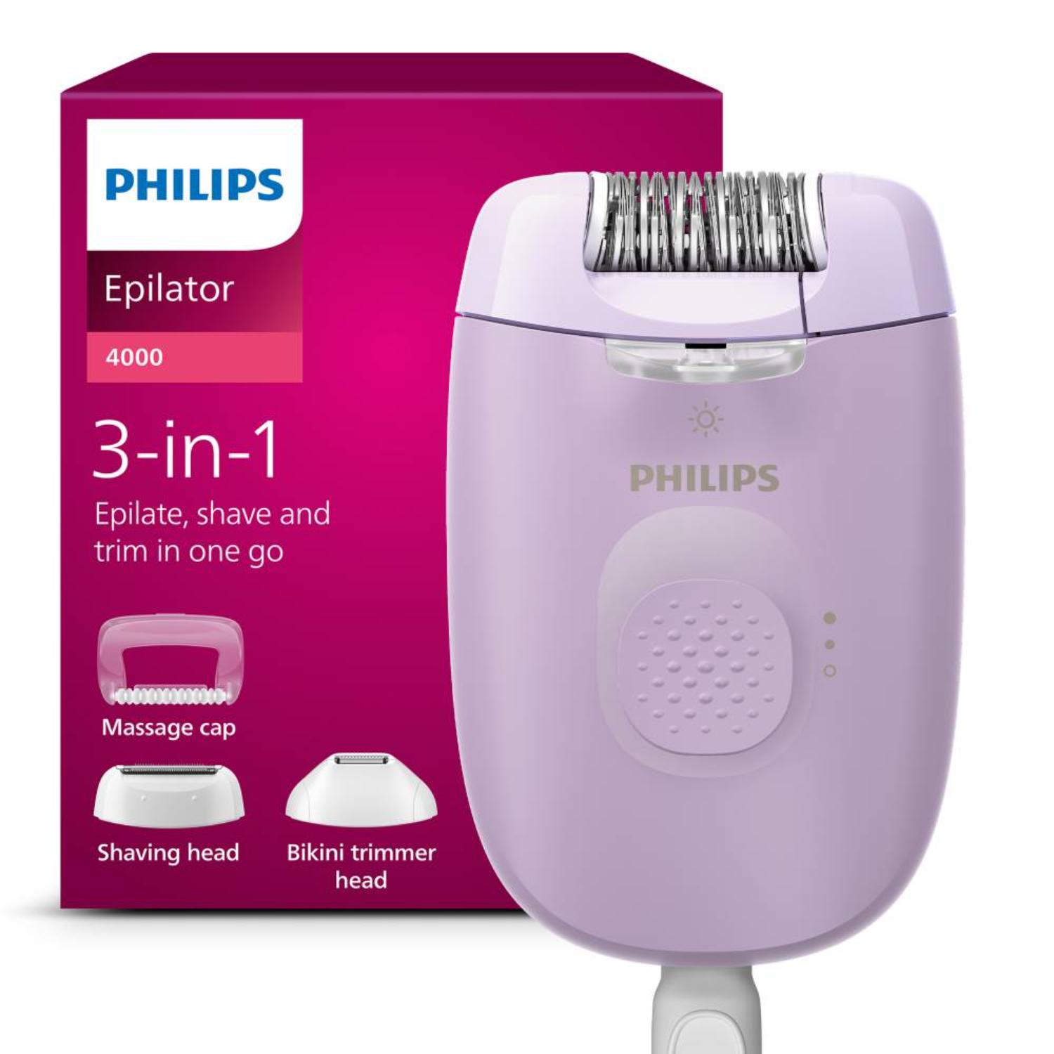 Depiladora Philips Alámbrica BRE257/00 Lila img #8