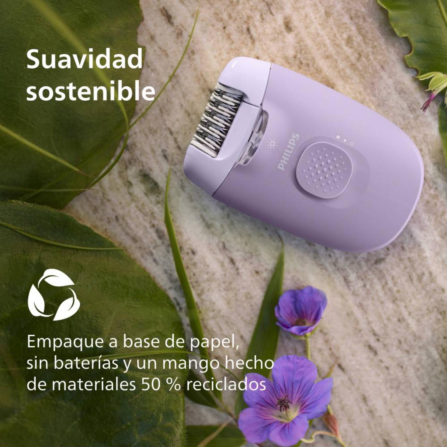 Depiladora Philips Alámbrica BRE257/00 Lila img #6