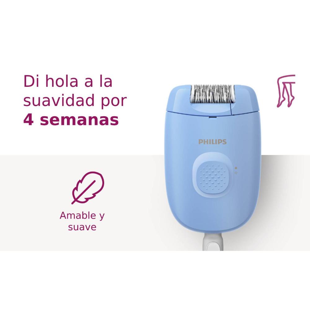 Depiladora Philips Alámbrica BRE228/00 Azul img #3