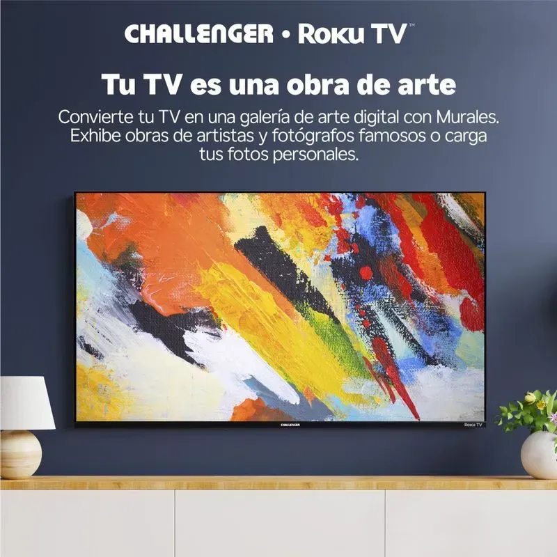 Televisor Challenger 32" Pulgadas 32KR14 LED Smart TV Roku img #8