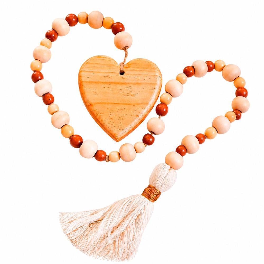 Colgante Corazon De Madera img #1