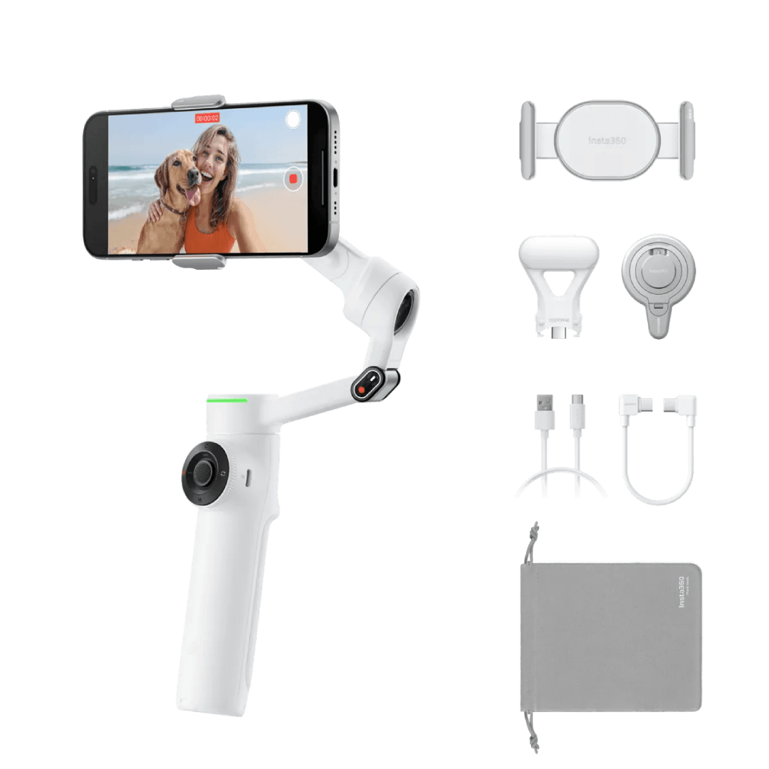 Estabilizador Insta360 Flow 2 Pro Combo Creador Blanco img #1
