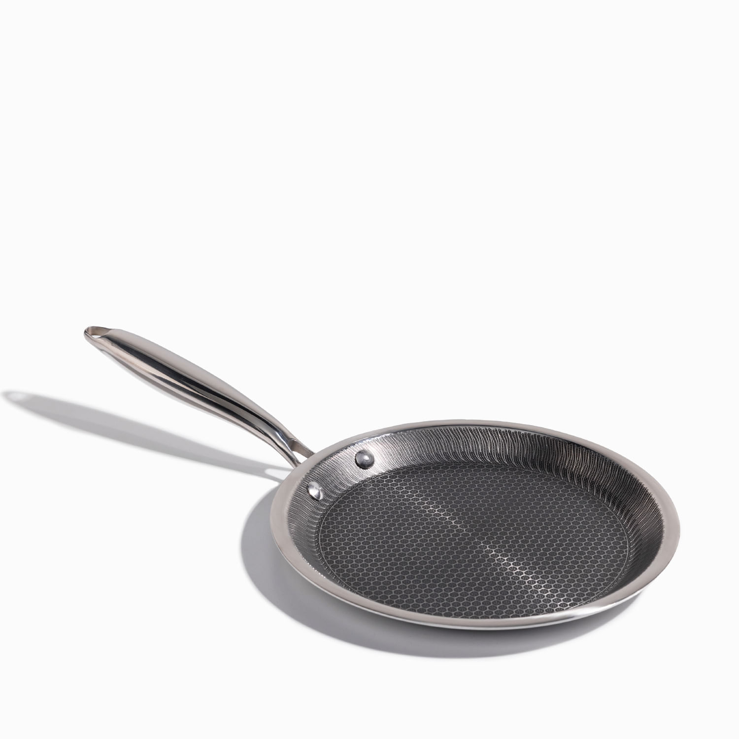 Plancha redonda en acero inoxidable 24cm img #1