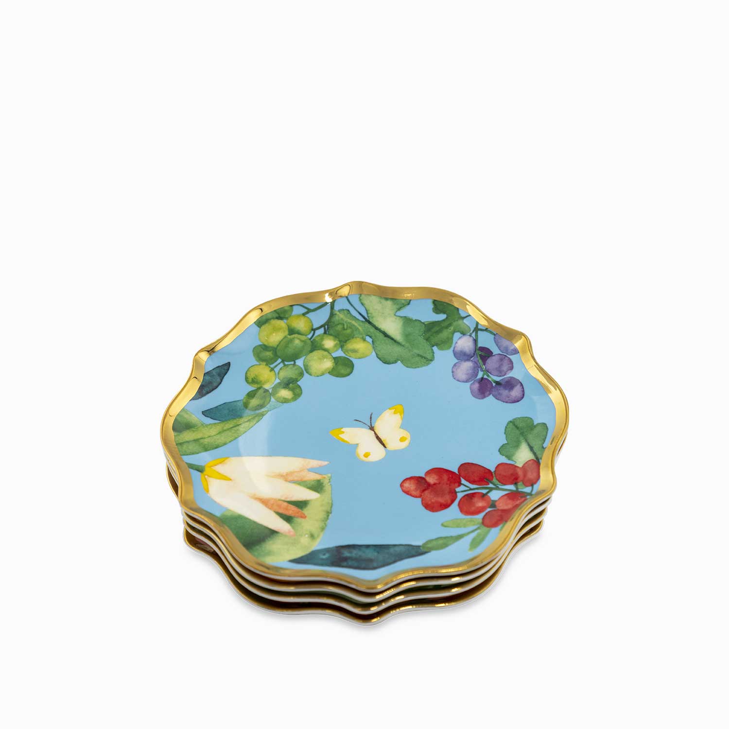 Plato mediano Frutal 20cm set x4 img #2