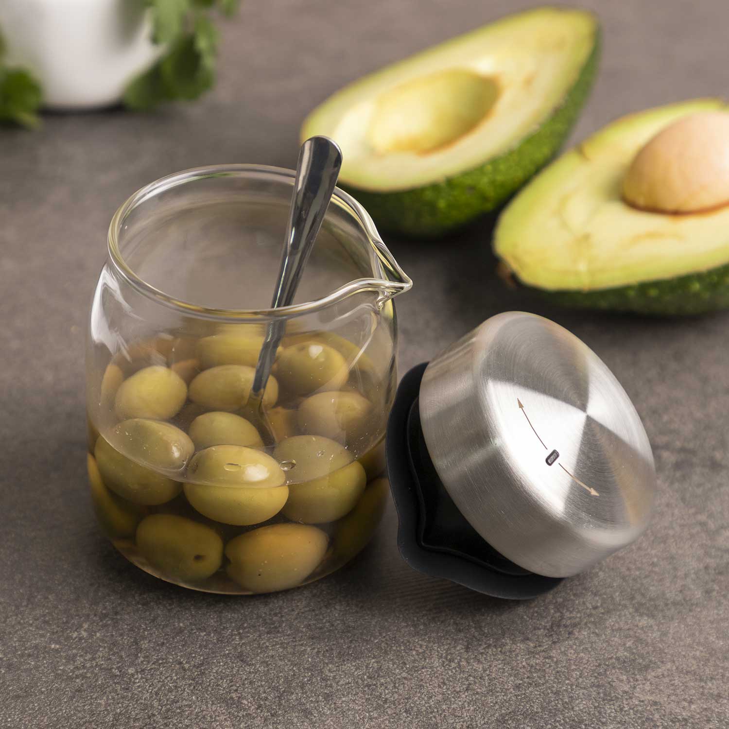 Recipiente para almacenar con cuchara 200ml img #5