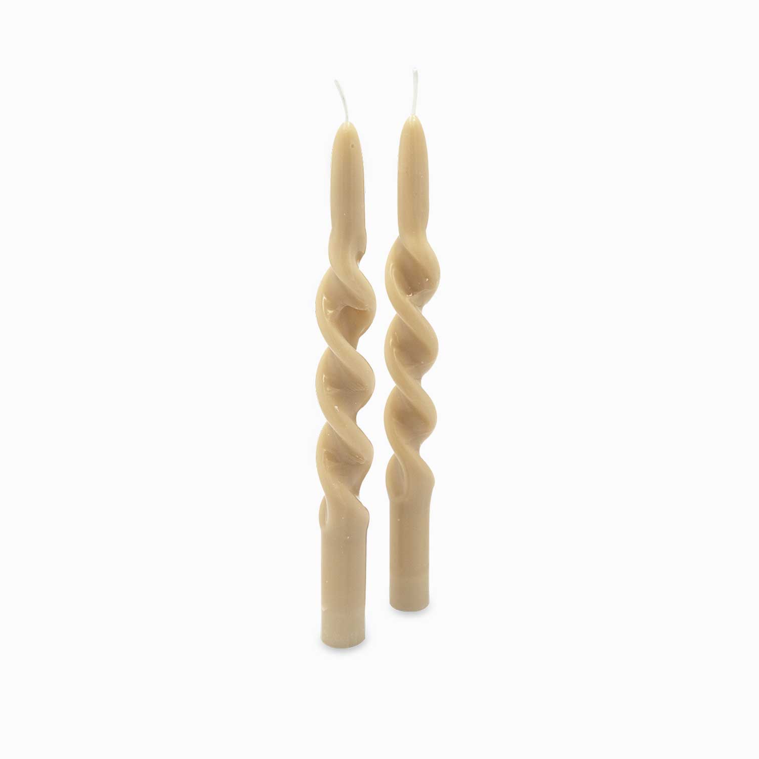 Velas Torcha beige 25cm set x2 img #1