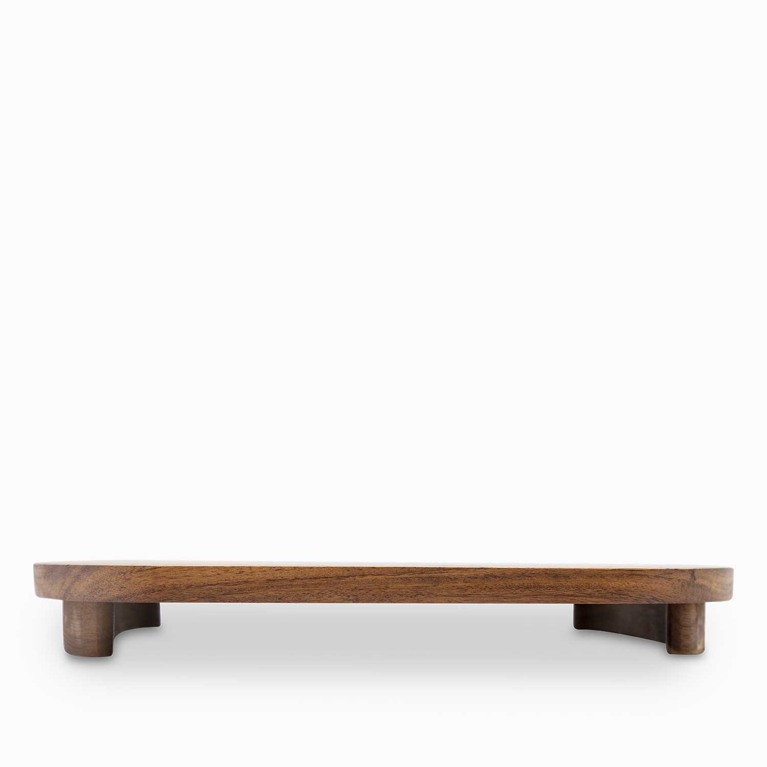 Tabla oval en acacia con patas 36cm img #3