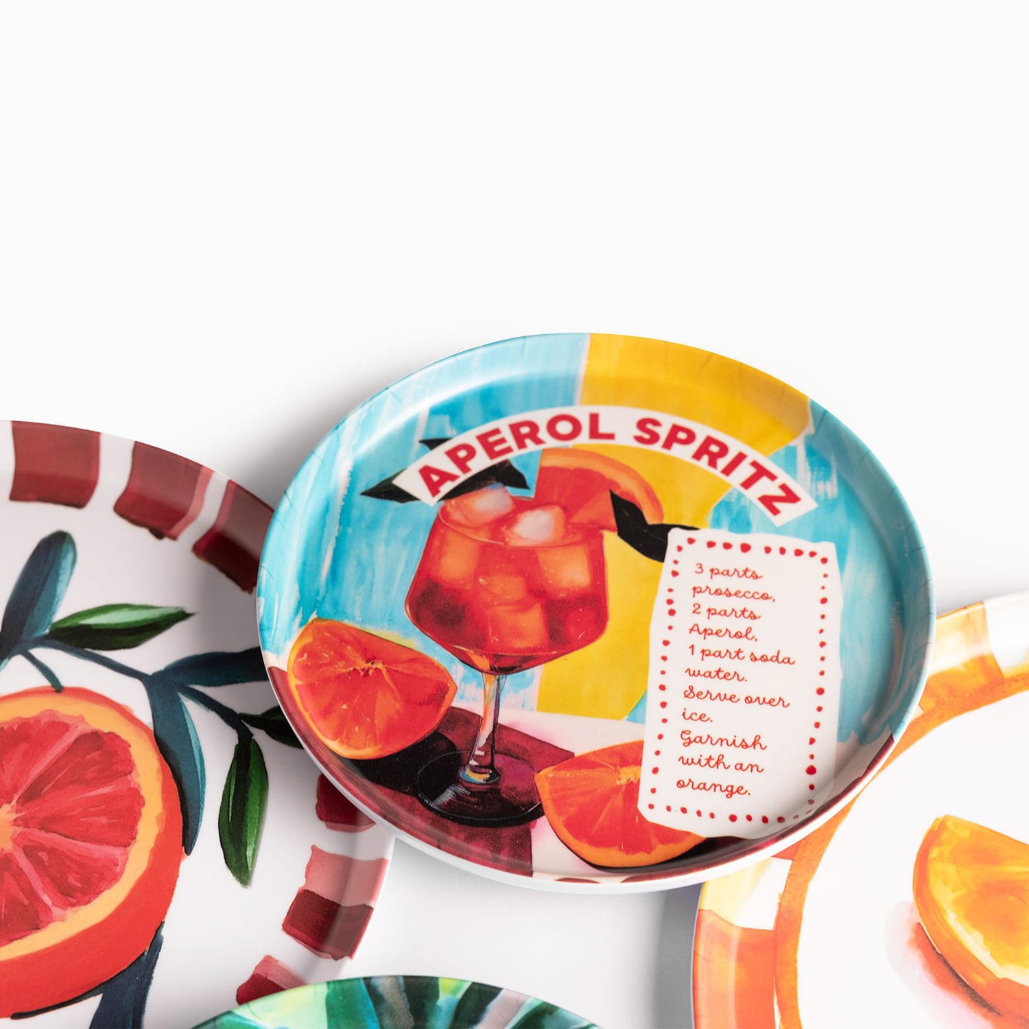 Platos melamina serie cocteles set x8 img #10