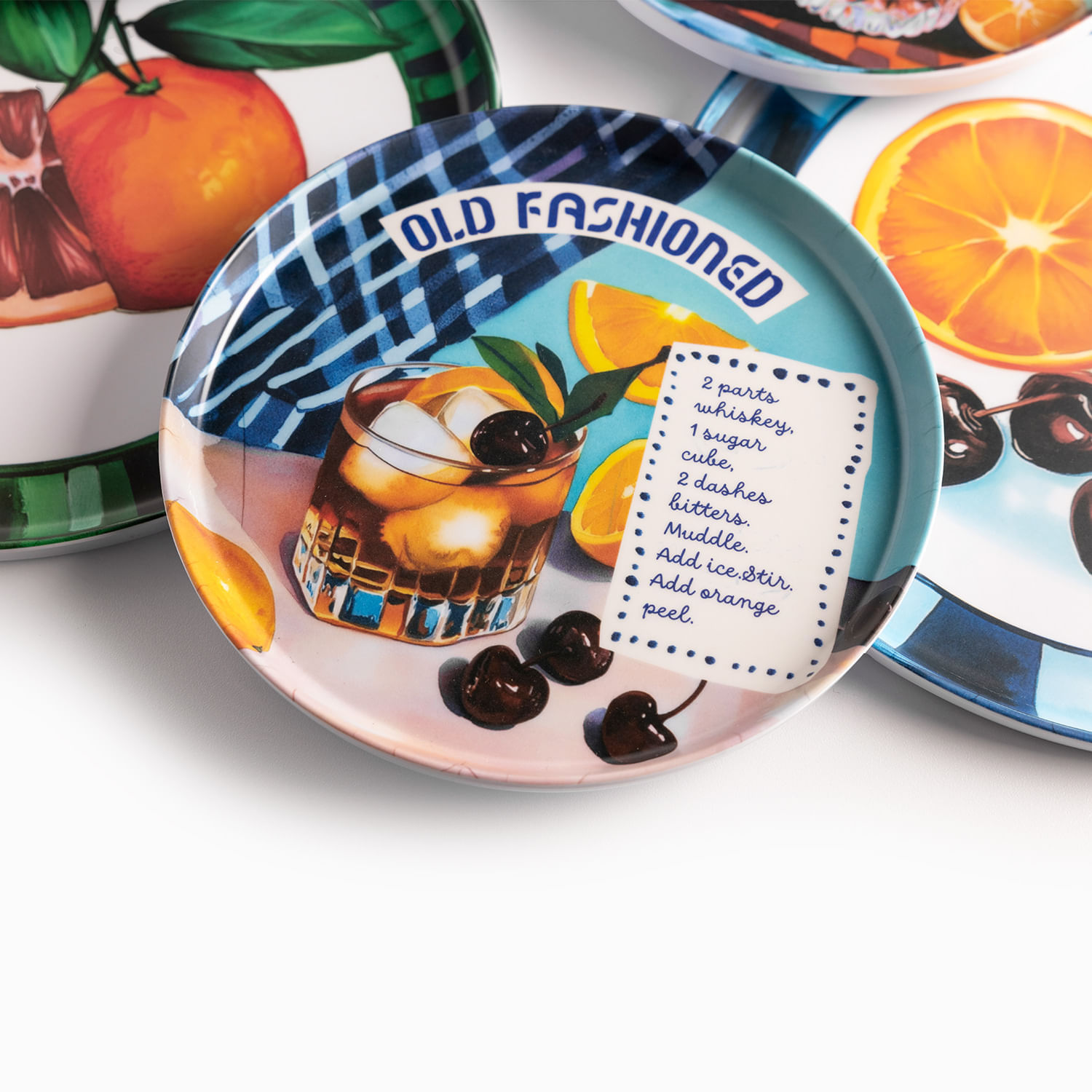 Platos melamina serie cocteles set x8 img #8