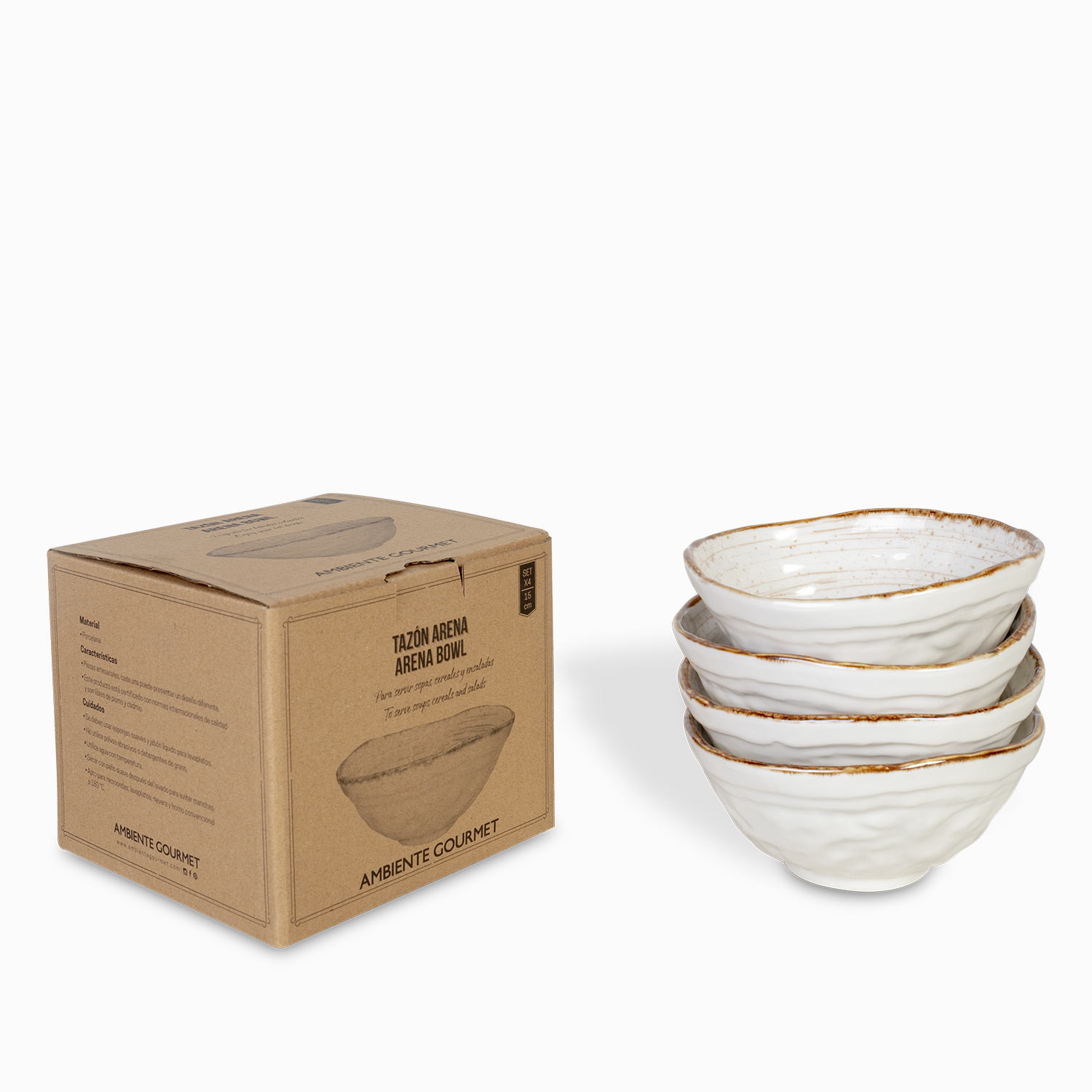 Tazón sopa Erena 15cm set x4 img #1