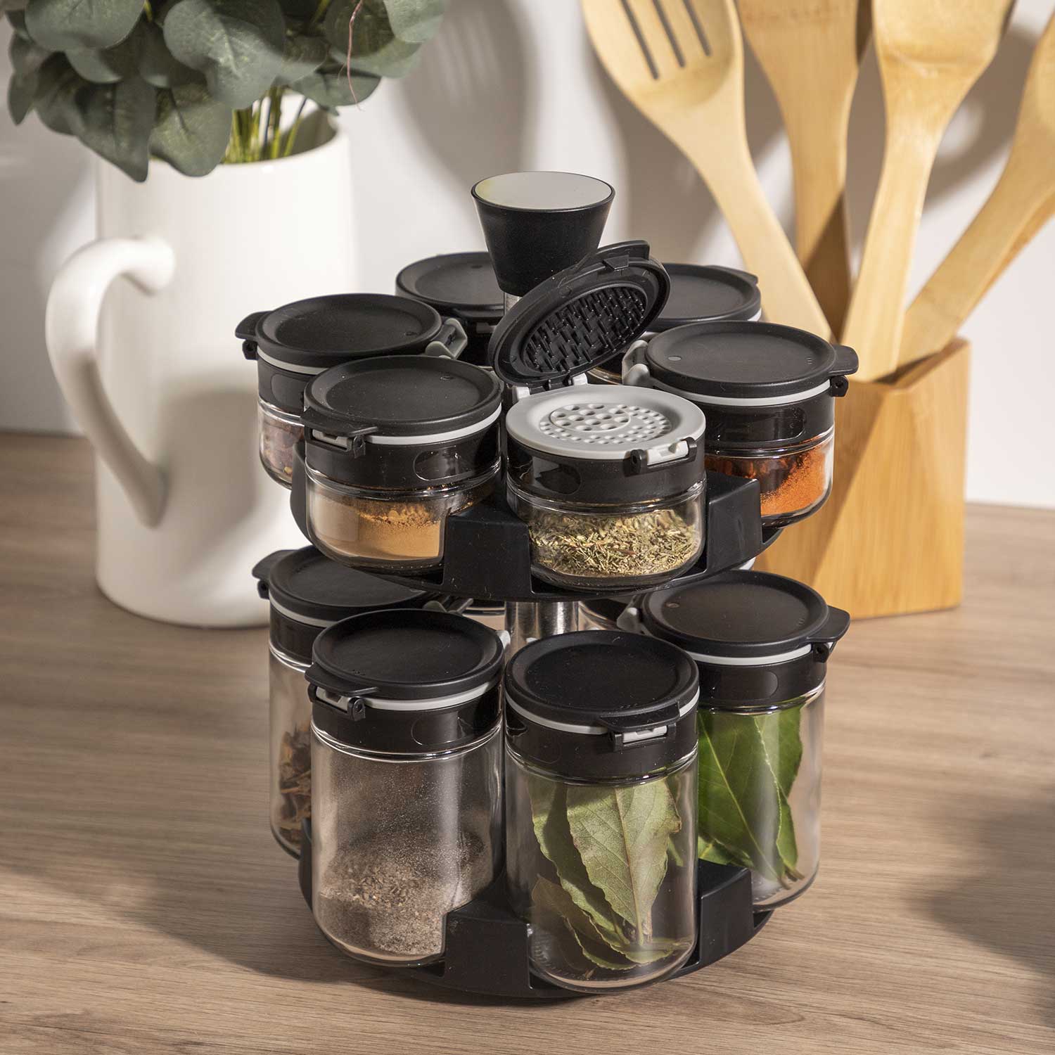 Set para especias negro x12 img #4