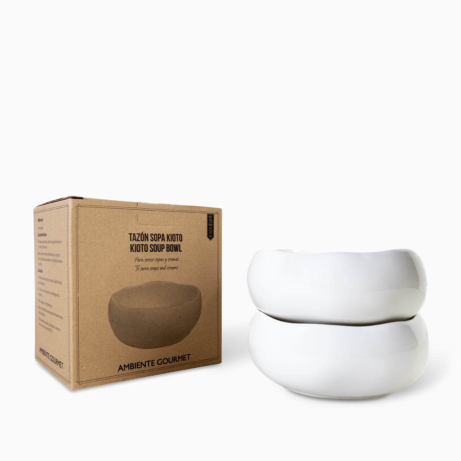 Tazón Kioto 17cm set x2 img #1