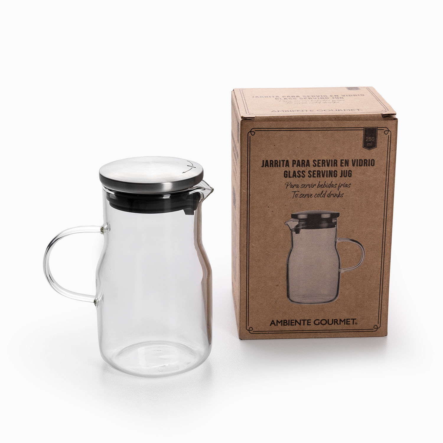 Jarrita para servir en vidrio 250ml img #2