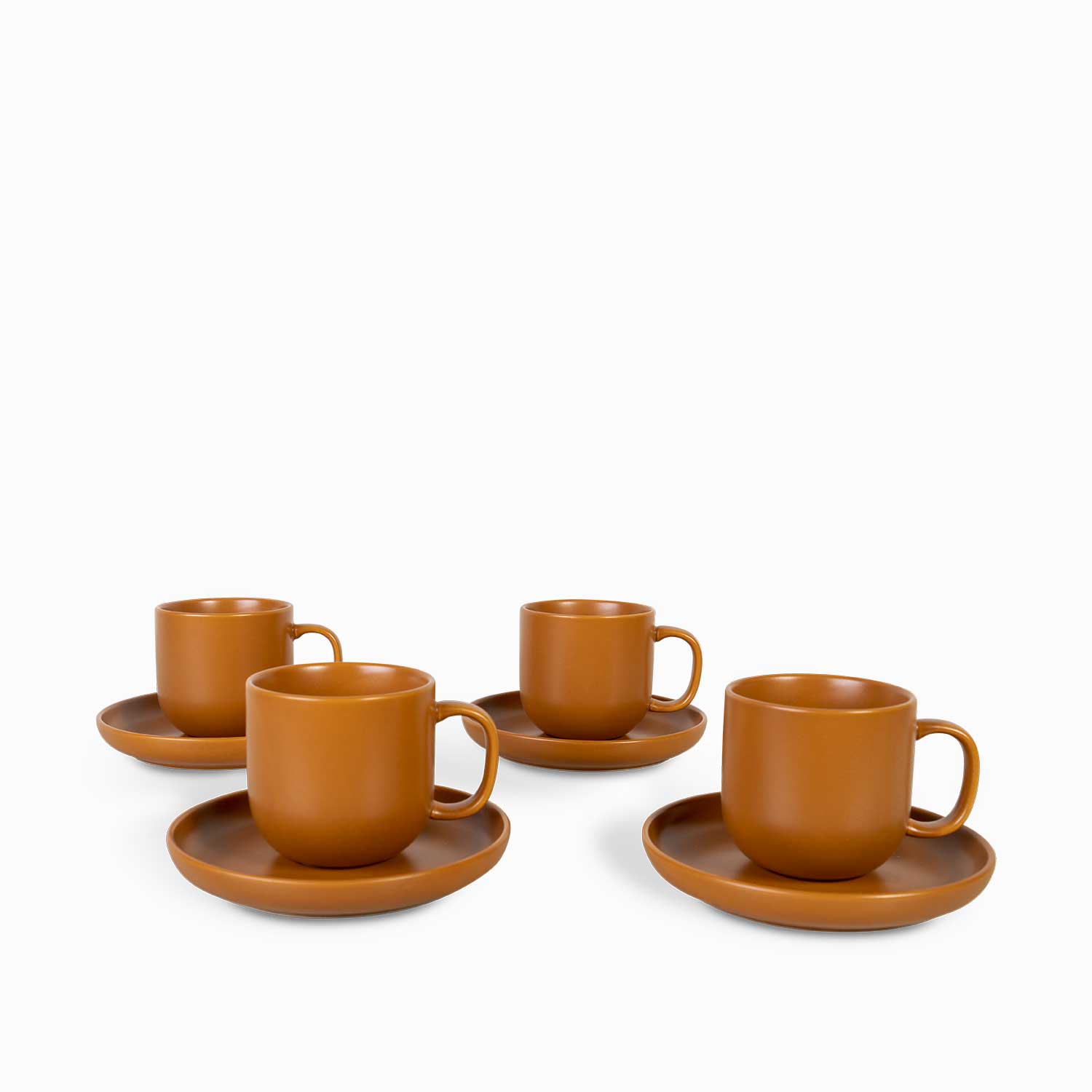 Pocillo y plato morelos 350ml setx4 img #1