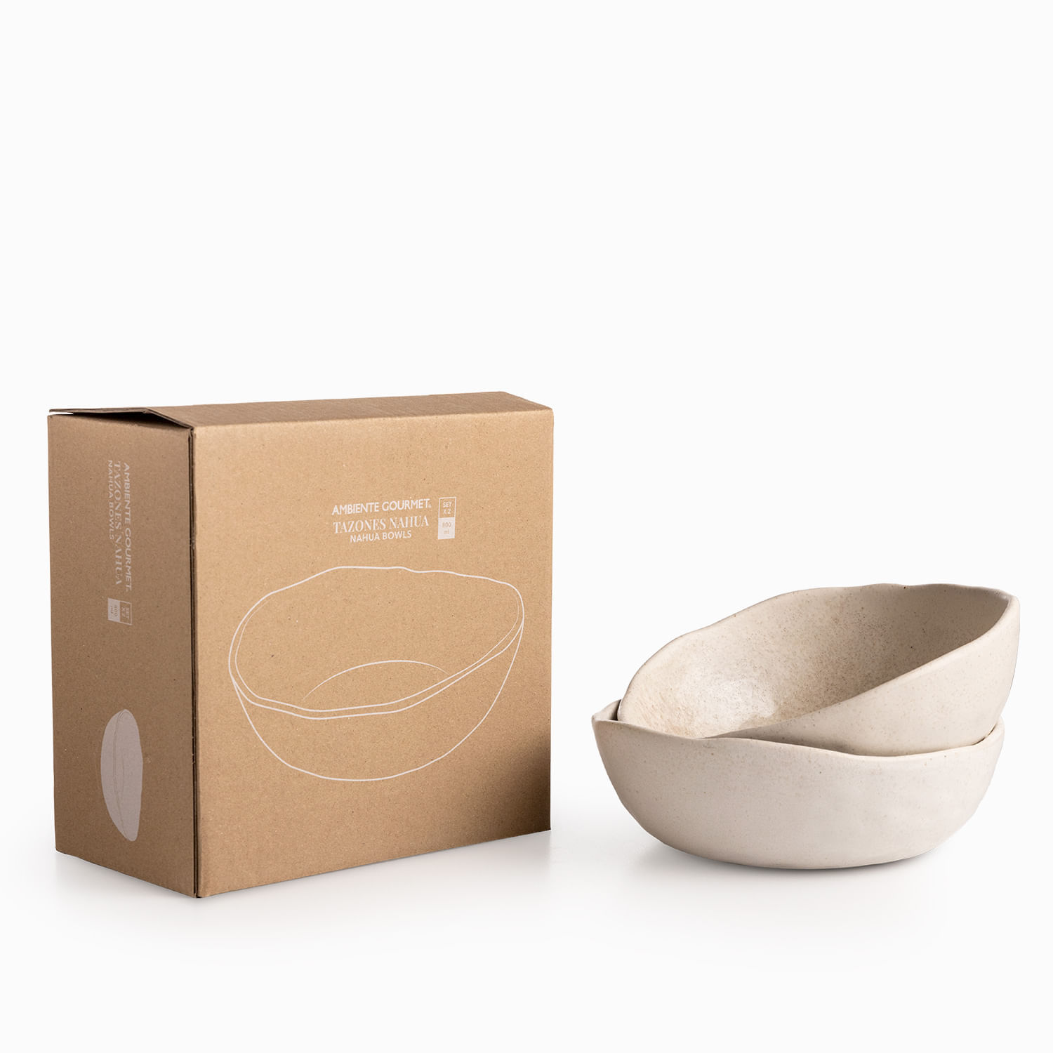Tazón Nahua 18cm set x2 img #3