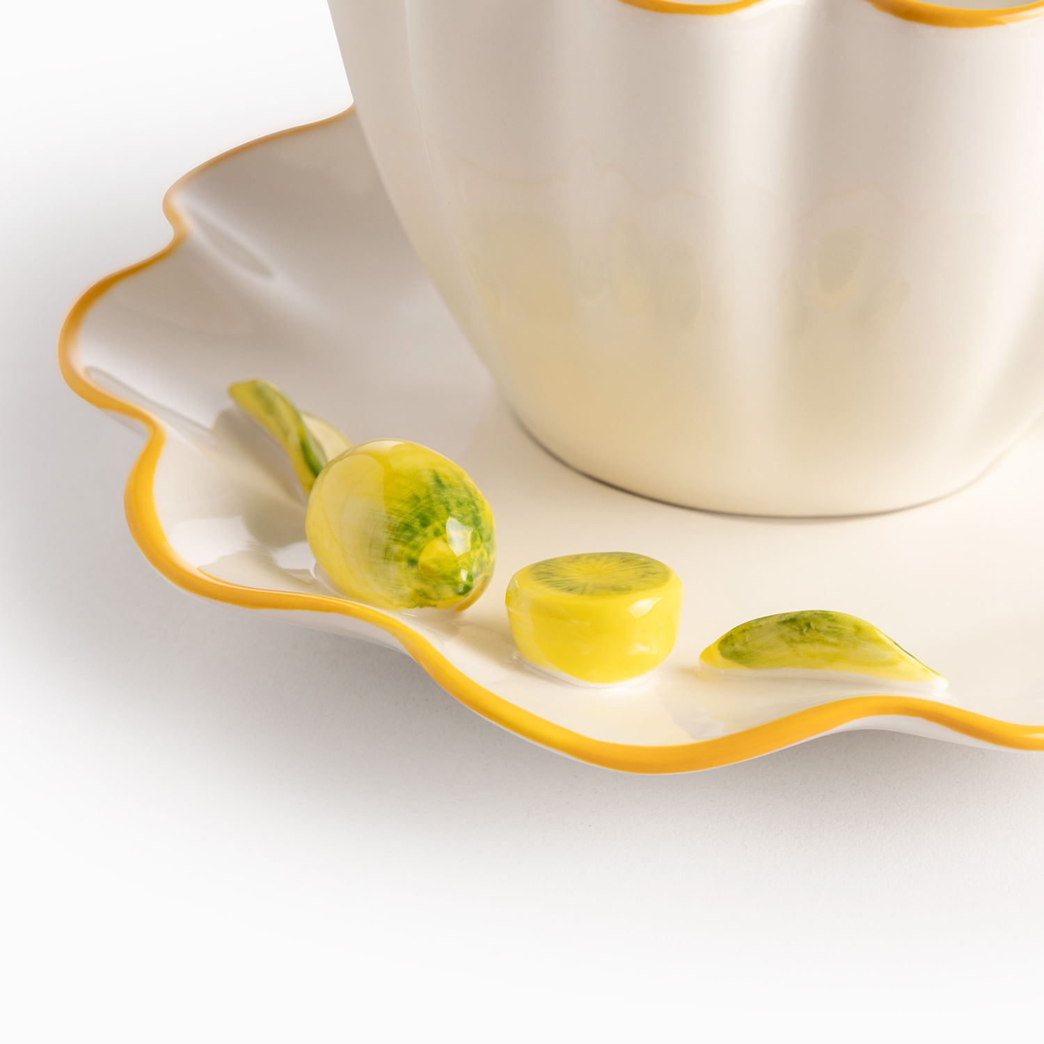 Pocillo y plato Limonetta set x2 img #3