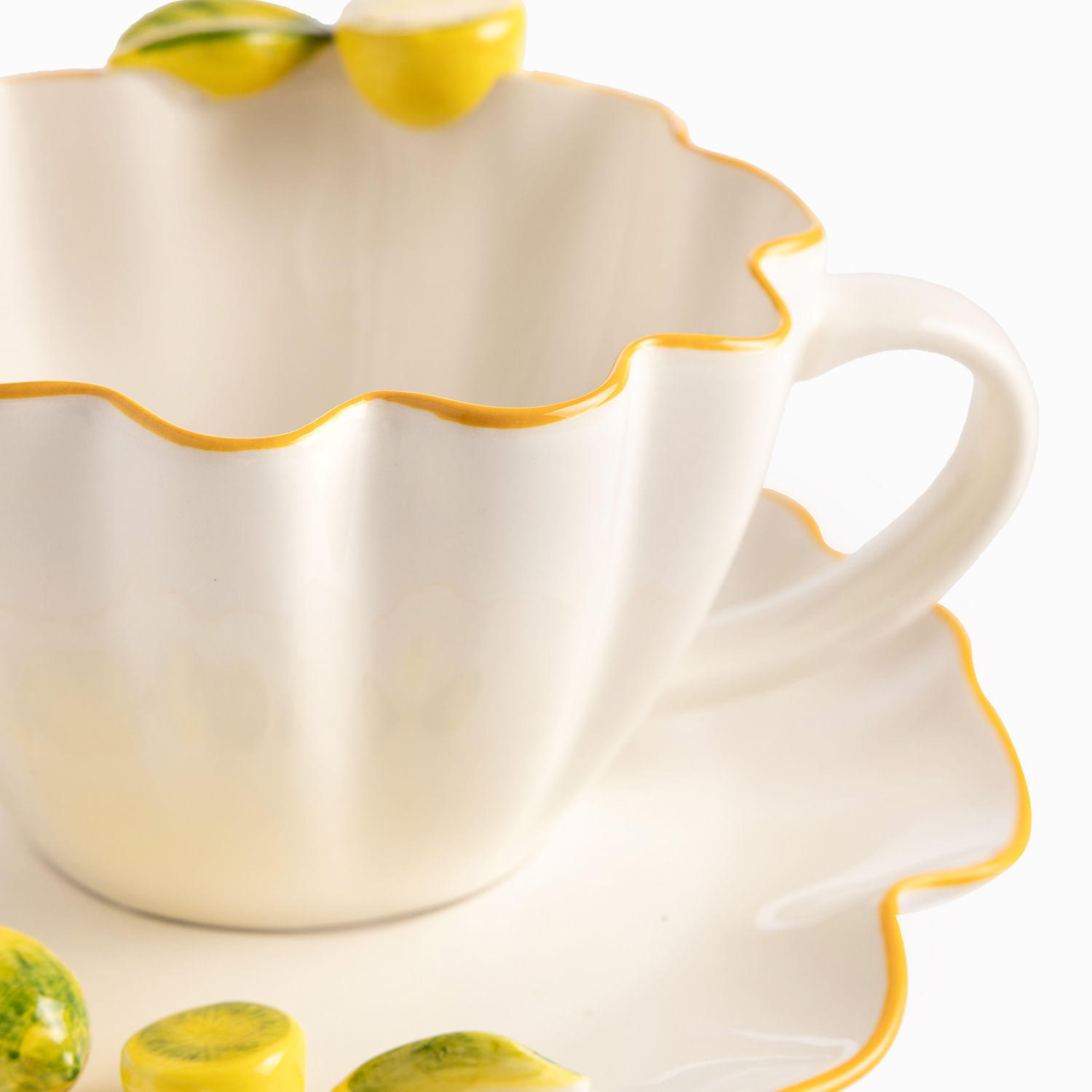 Pocillo y plato Limonetta set x2 img #4