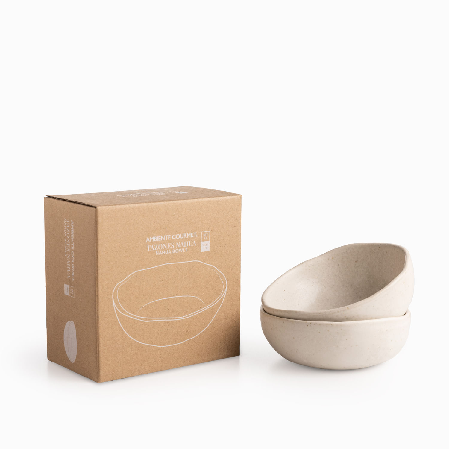 Tazón Nahua 13.5cm set x2 img #3