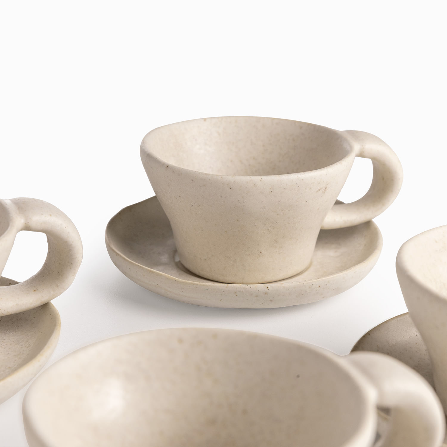Pocillo y plato Nahua set x4 img #7