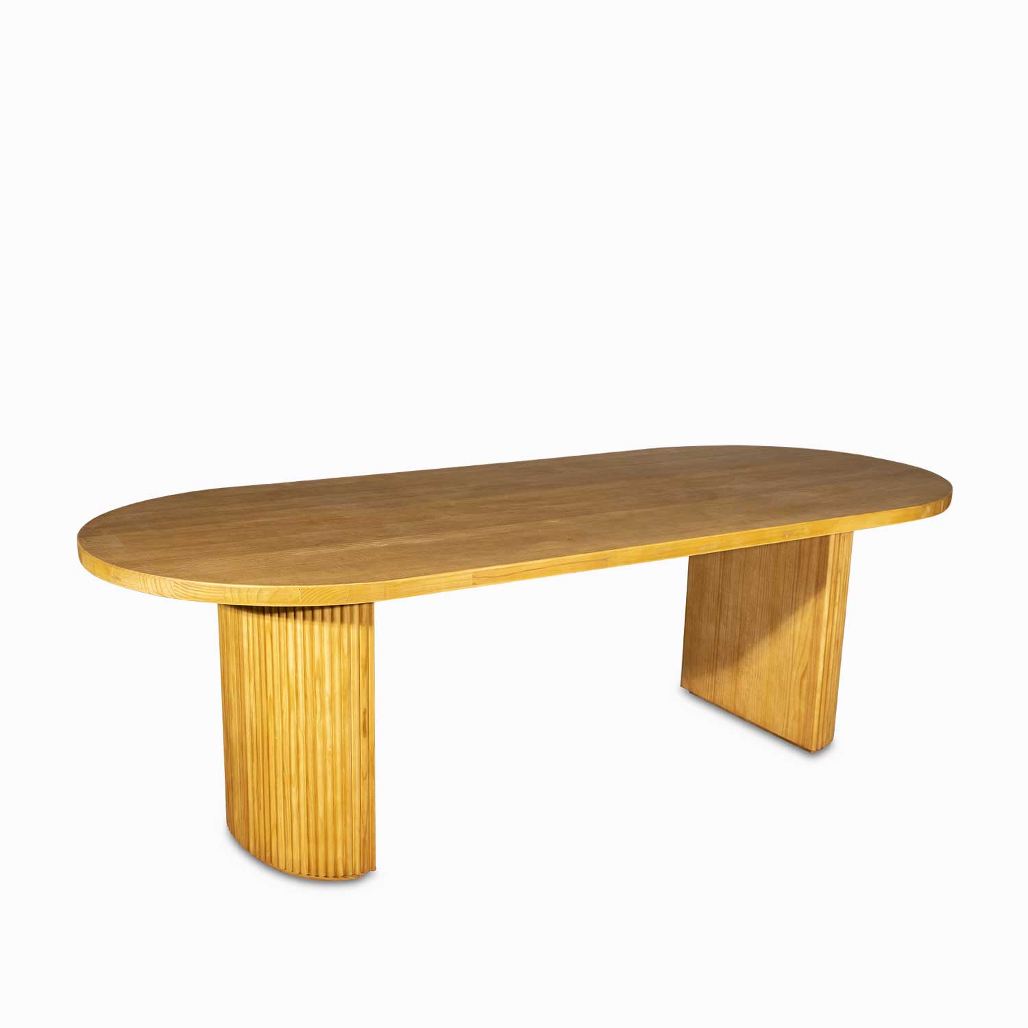 Mesa de comedor ovalada Nory76x240x100 img #2