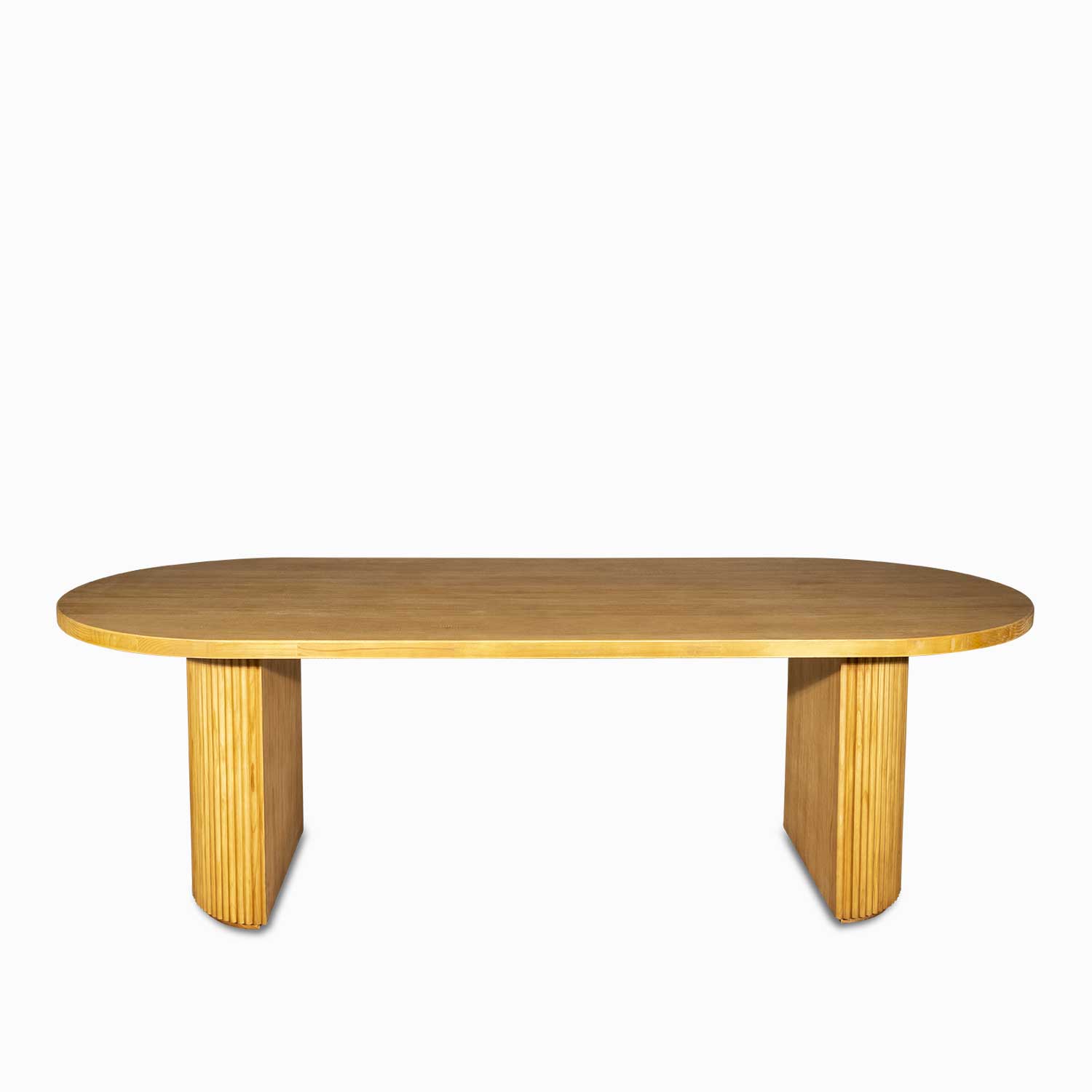 Mesa de comedor ovalada Nory76x240x100 img #1