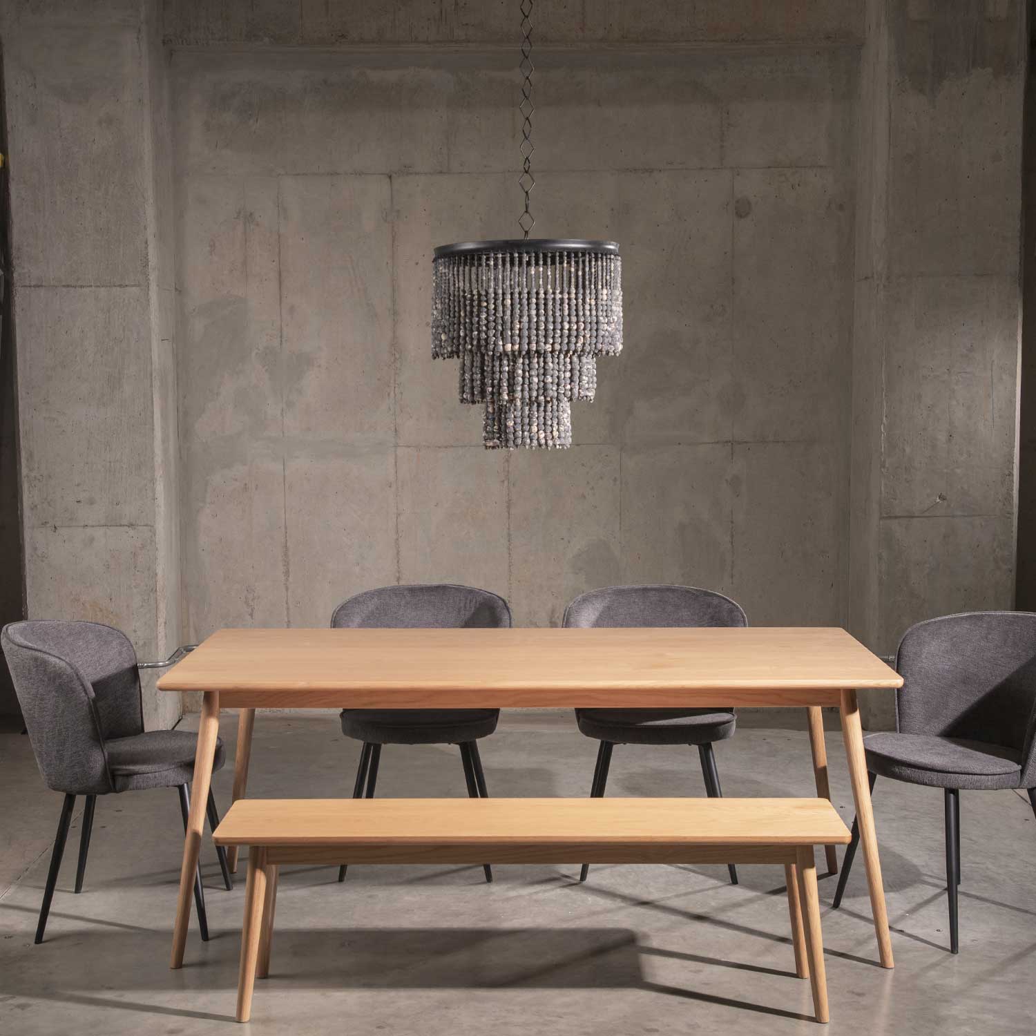 Mesa de comedor Carolin 75x190x90 img #4