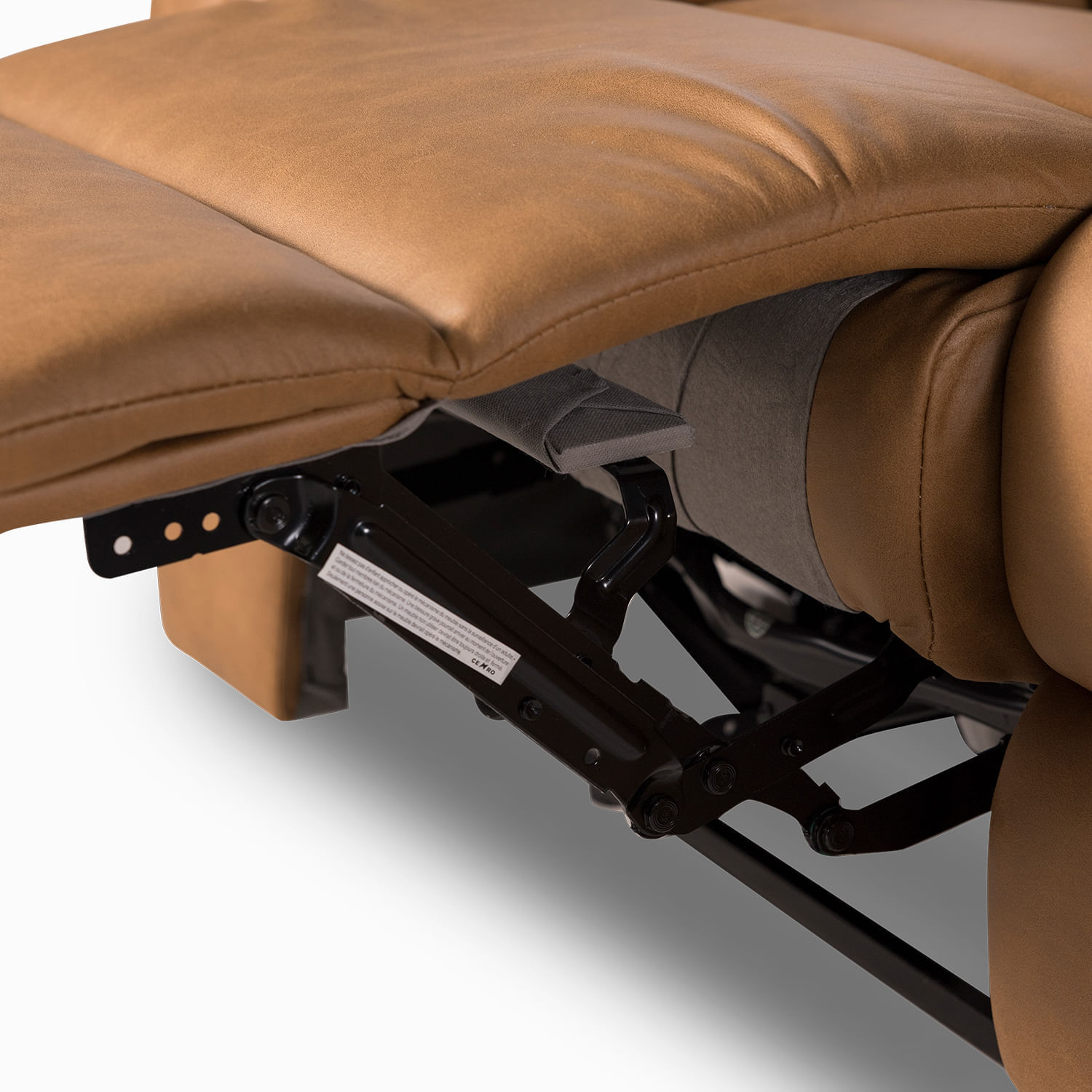 Reclinable eléctrico Axel 3 puestos camel img #3