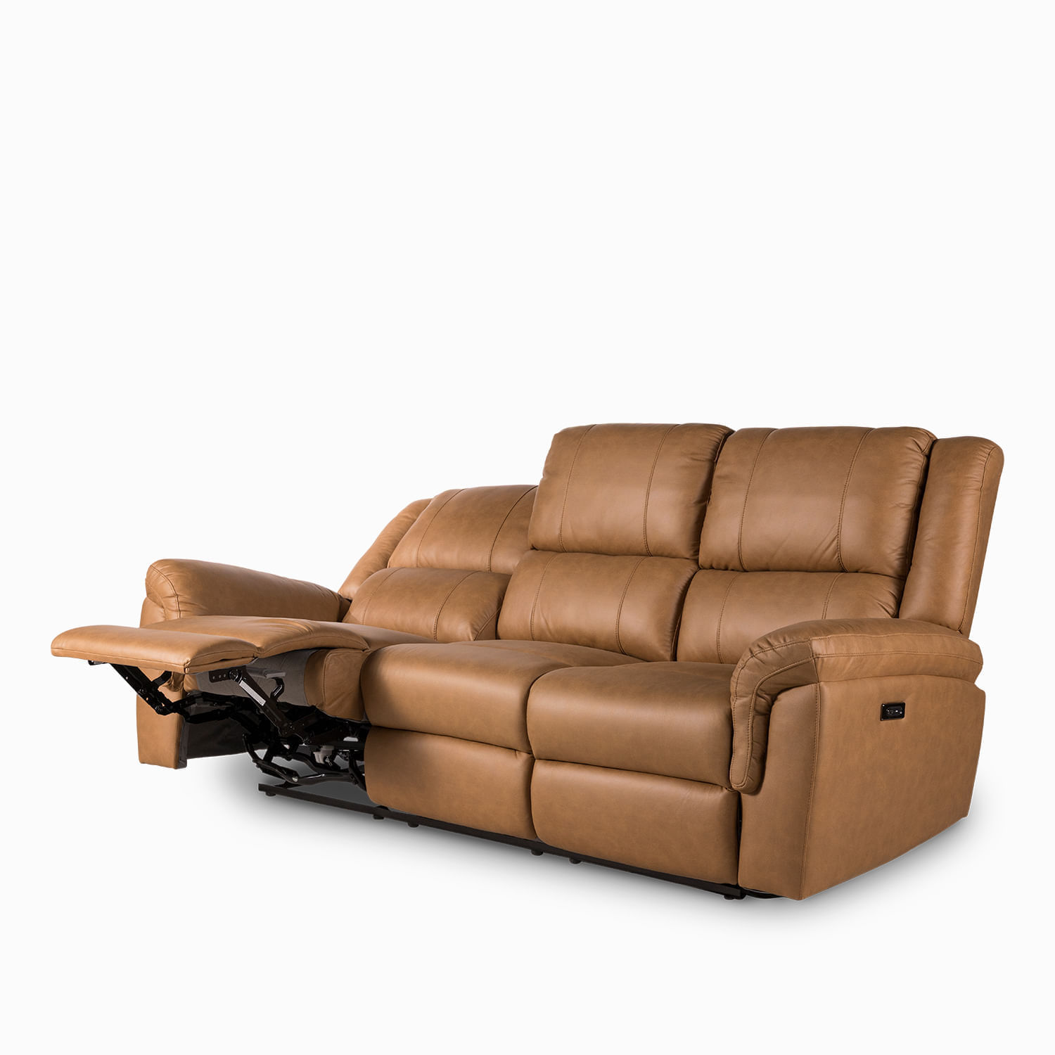 Reclinable eléctrico Axel 3 puestos camel img #2