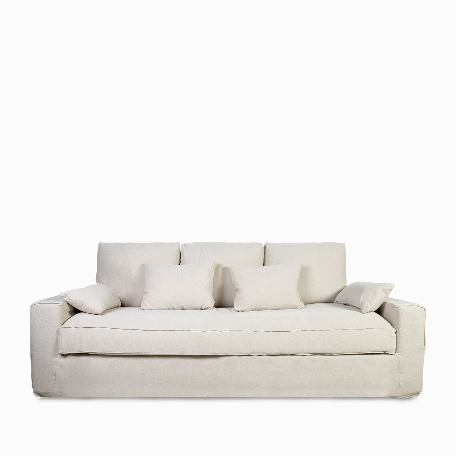 Sofá Brume  Beige 3 puestos img #1