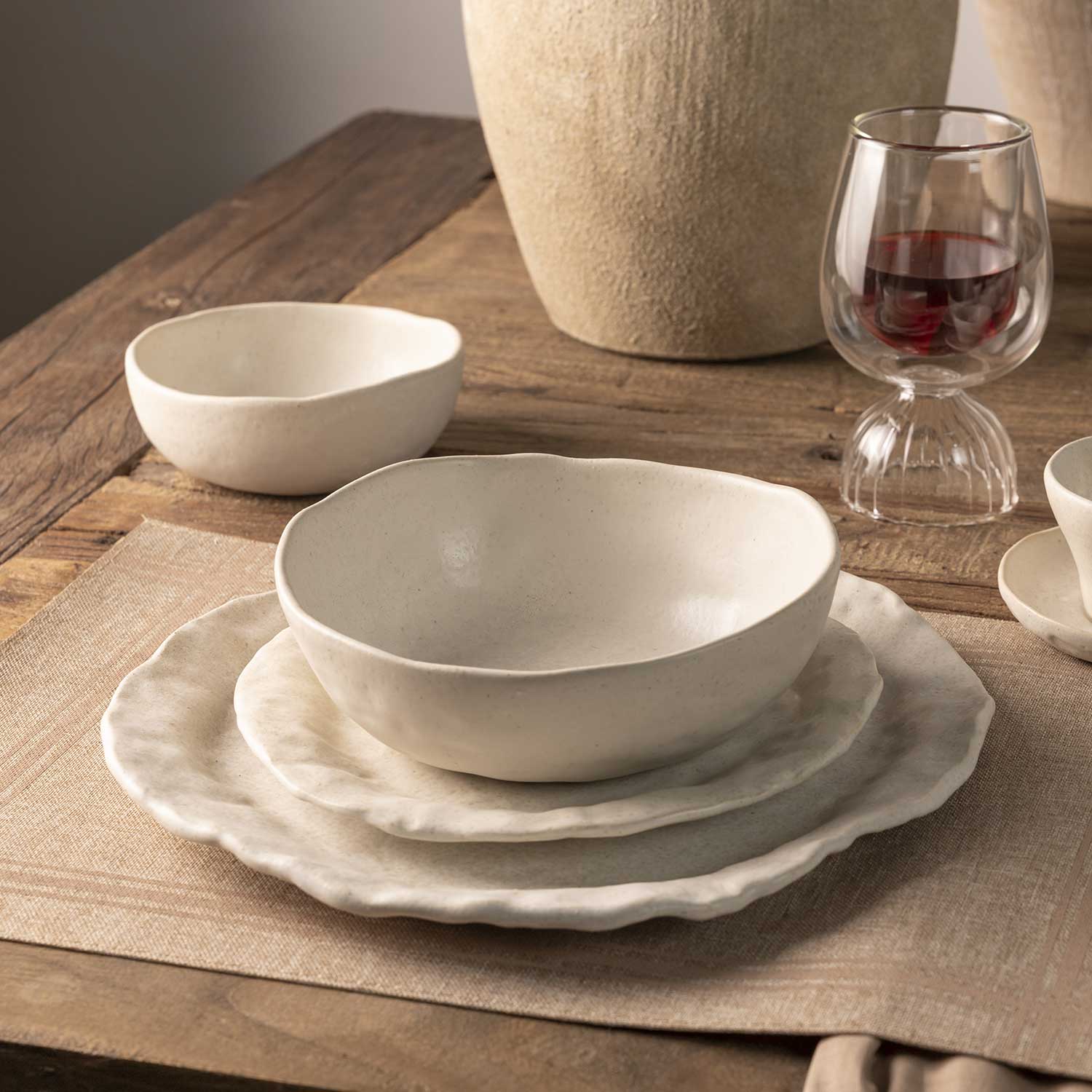 Plato principal Nahua 28cm set x2 img #2