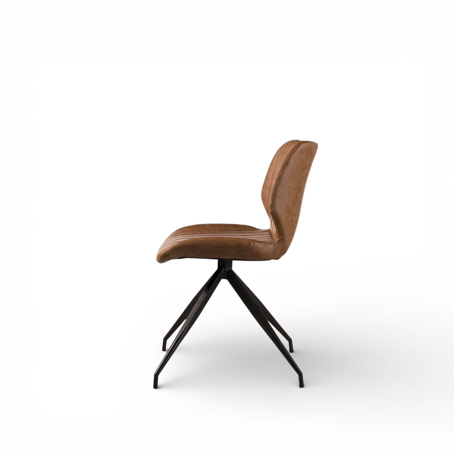 Silla de comedor lineas pata asterisco camel img #6