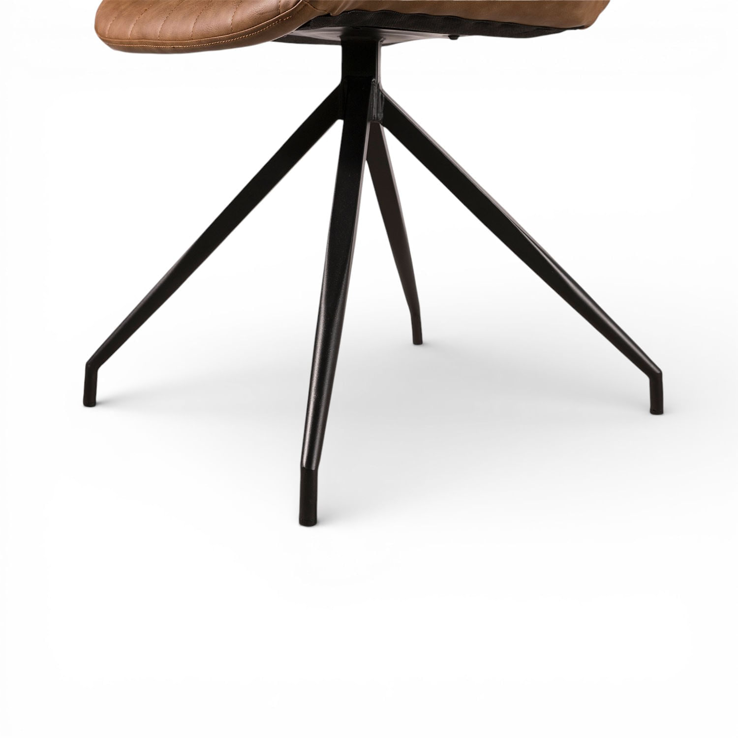 Silla de comedor lineas pata asterisco camel img #5