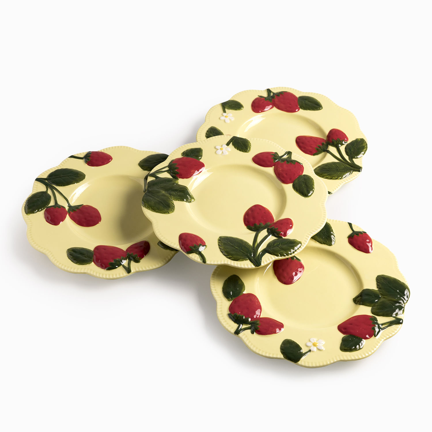 Plato mediano fresa 21cm set x4 img #6