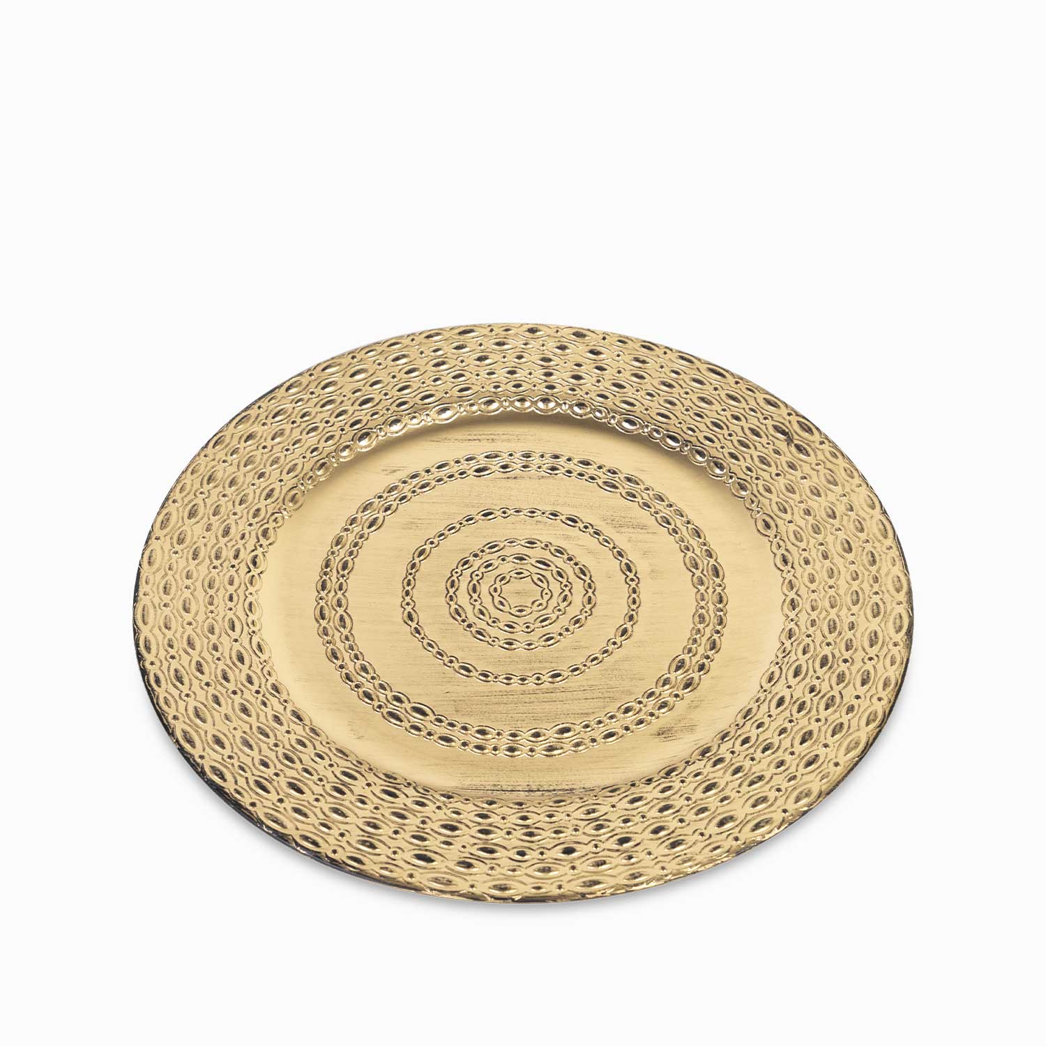 Plato base aros dorado 33cm img #1