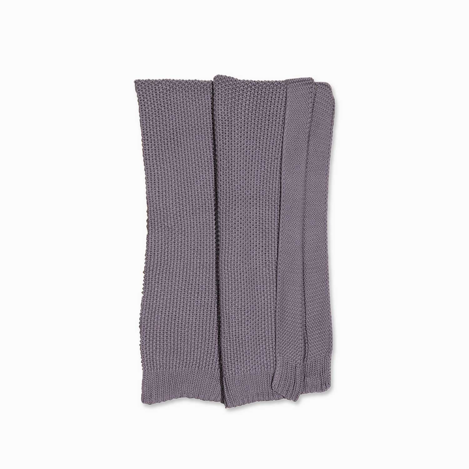 Manta tejida gris img #1