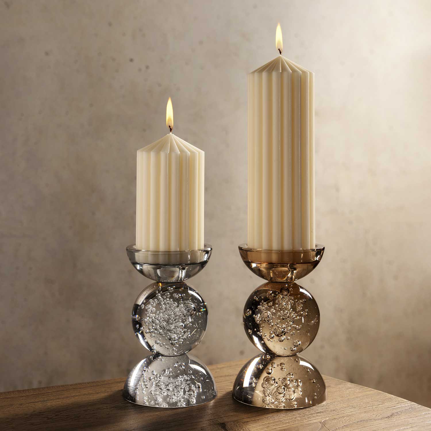 Candelabro Belina gris img #2