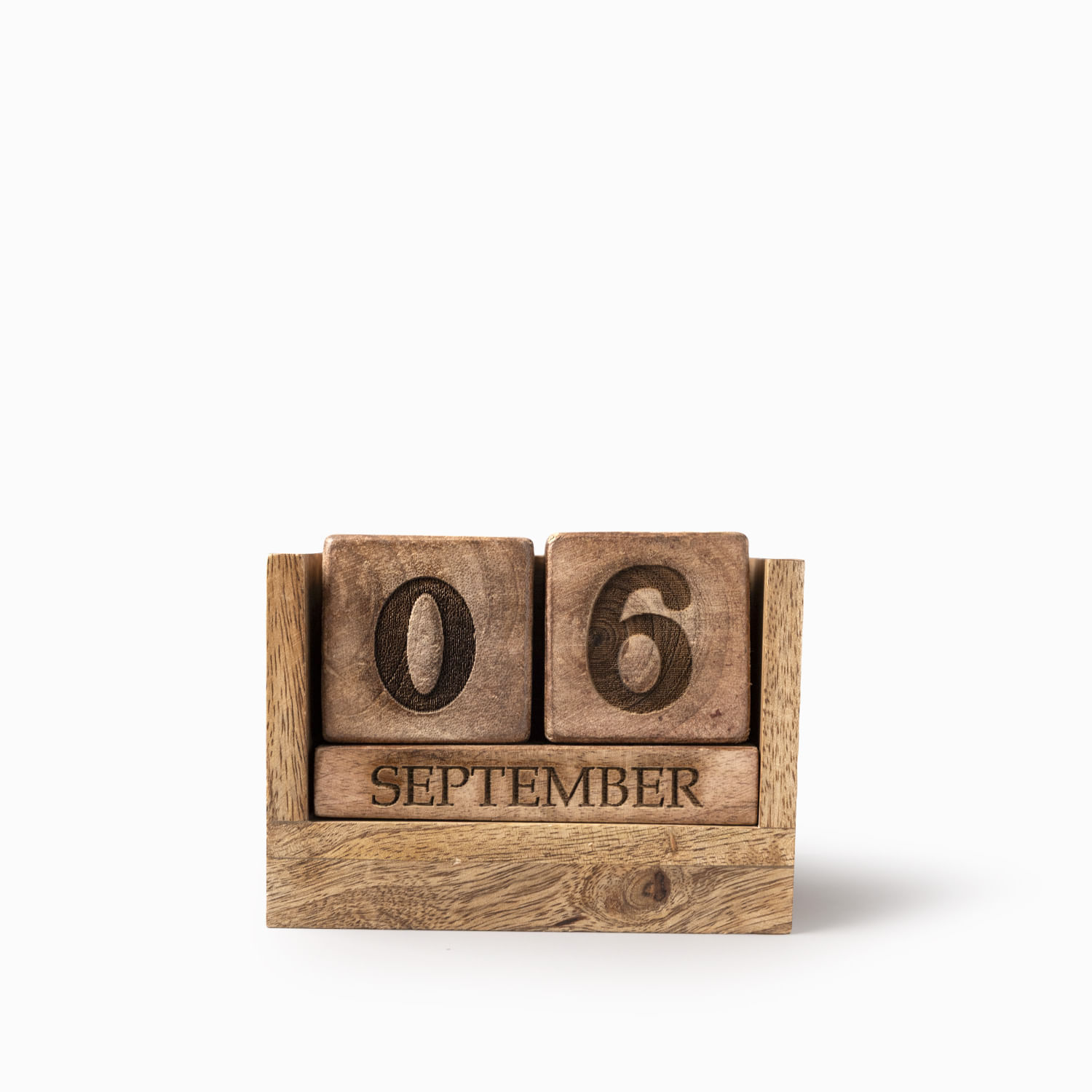 Calendario en madera img #1