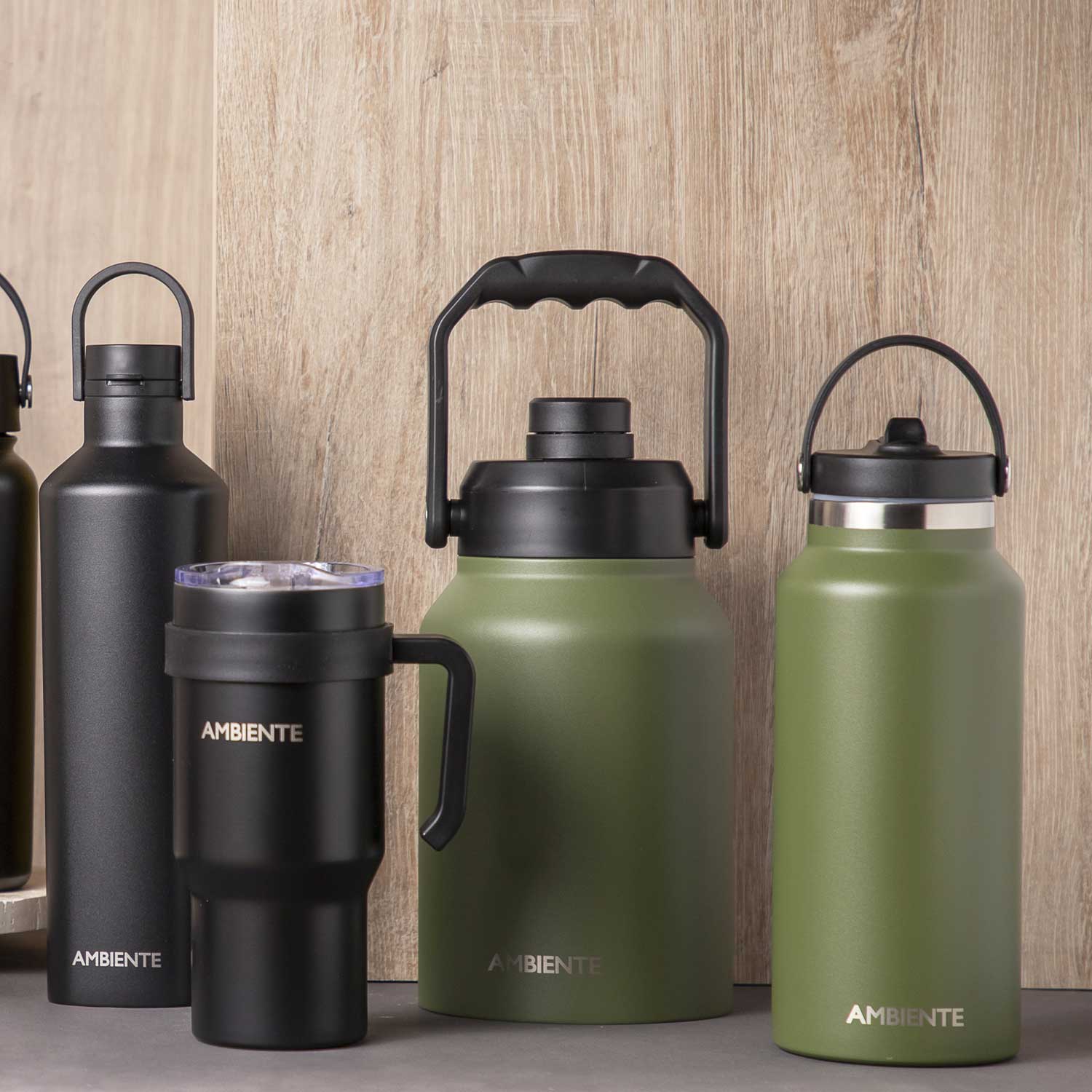 Termo doble pared verde 1900ml img #2