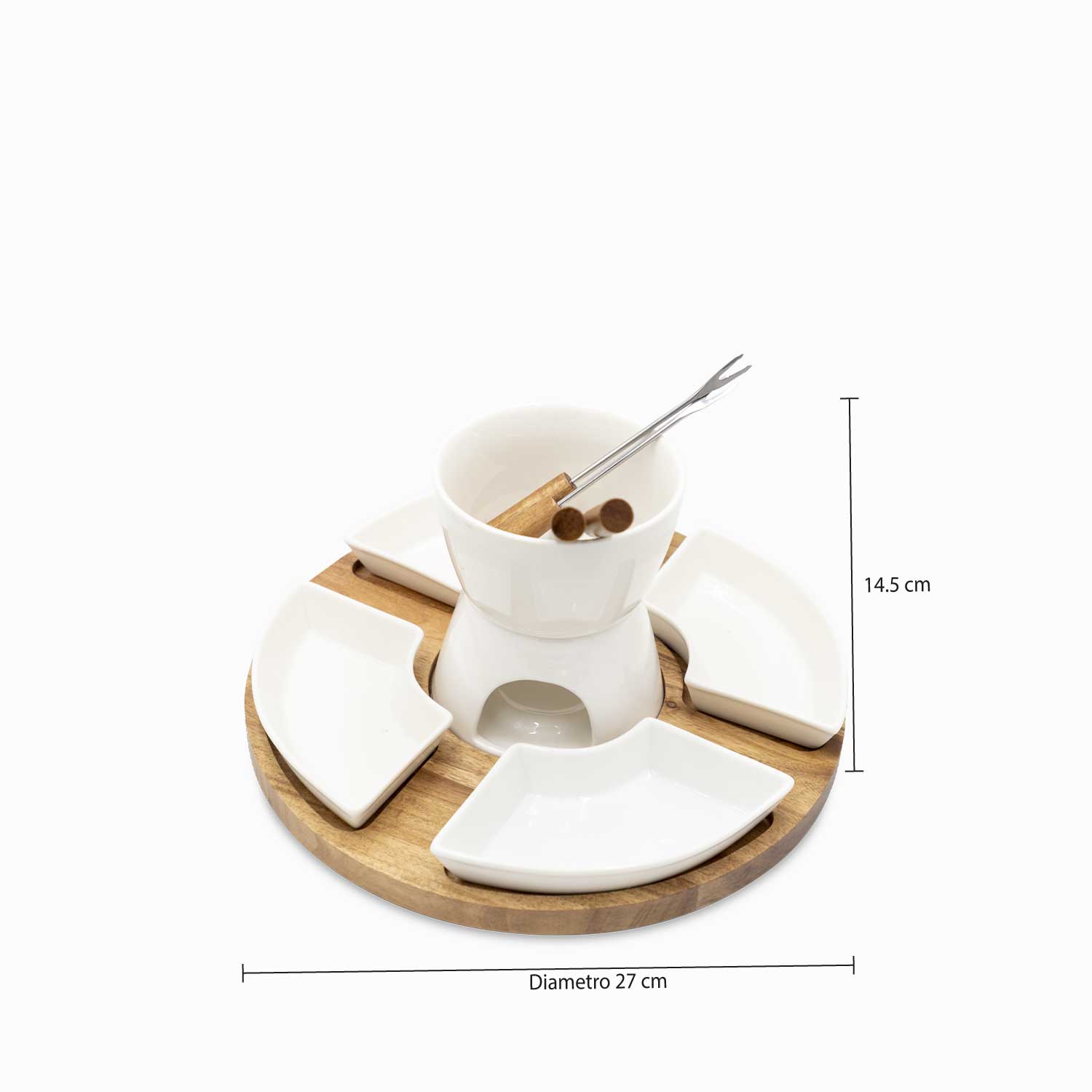 Set para fondue con pinchos img #3