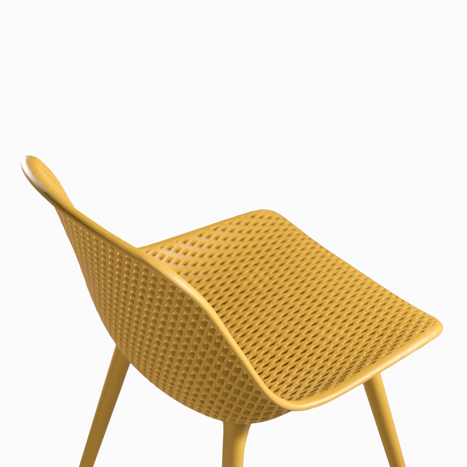 Silla Bavaro sin brazos amarilla img #5
