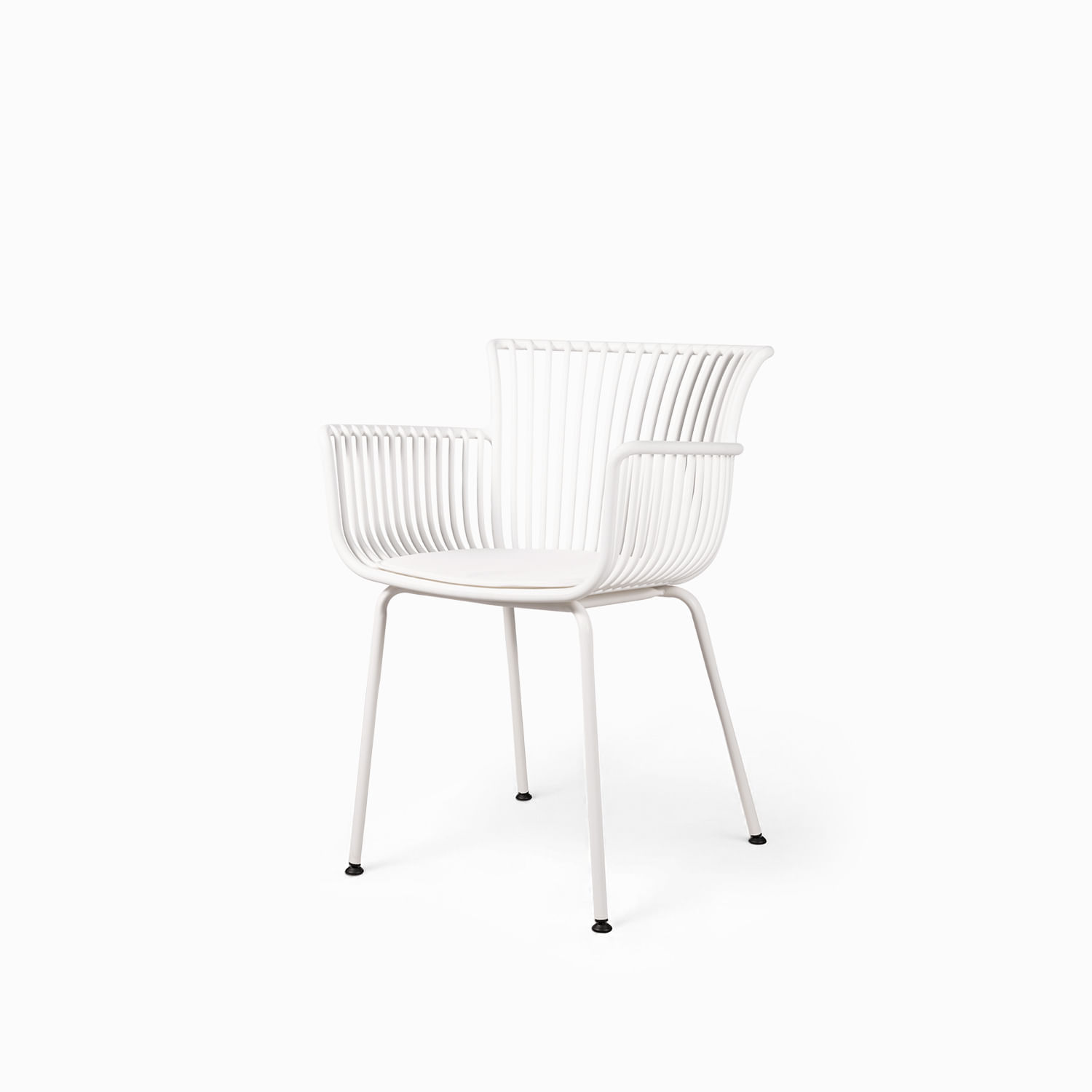 Silla de comedor Lodi blanca img #1
