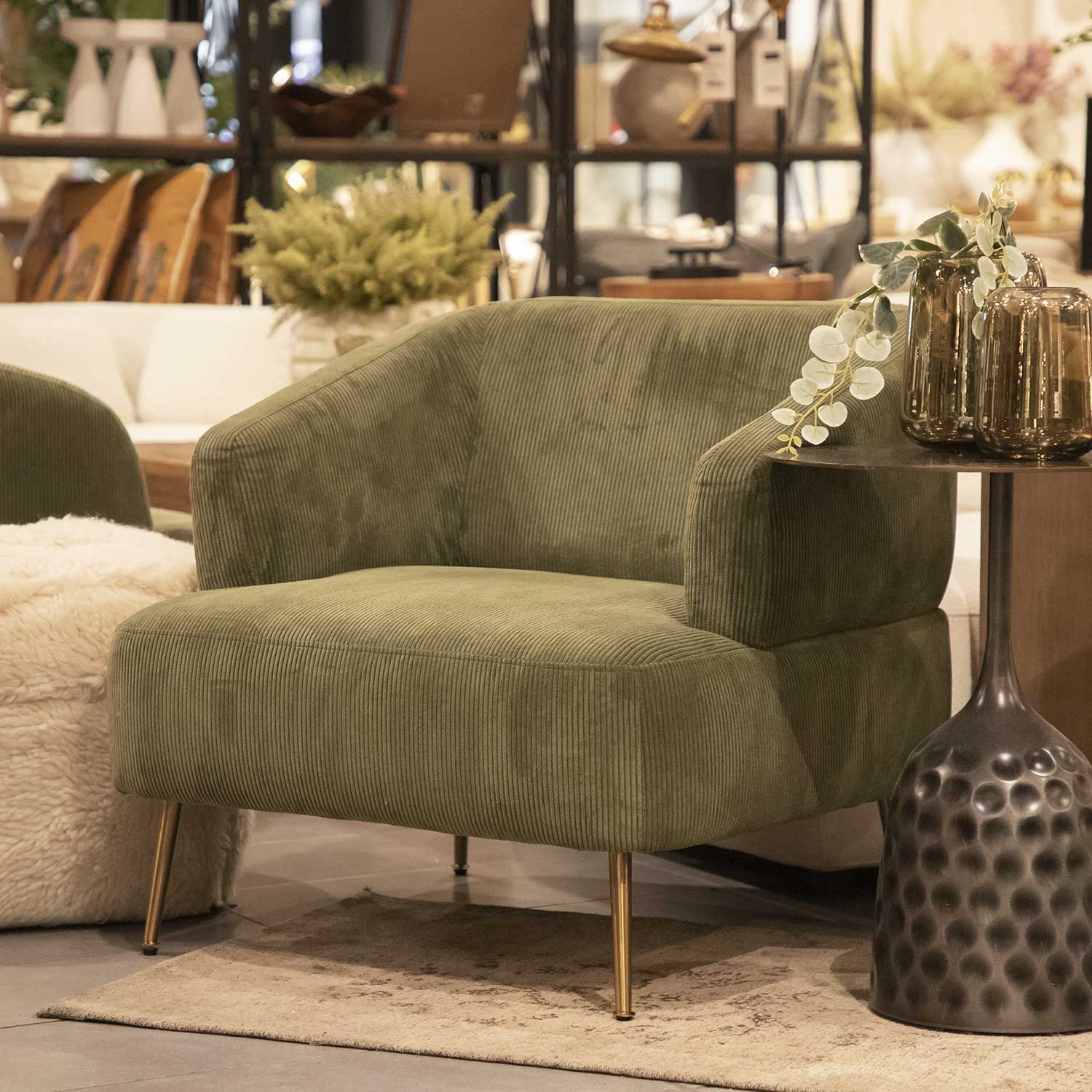 Poltrona Logan verde oliva img #2