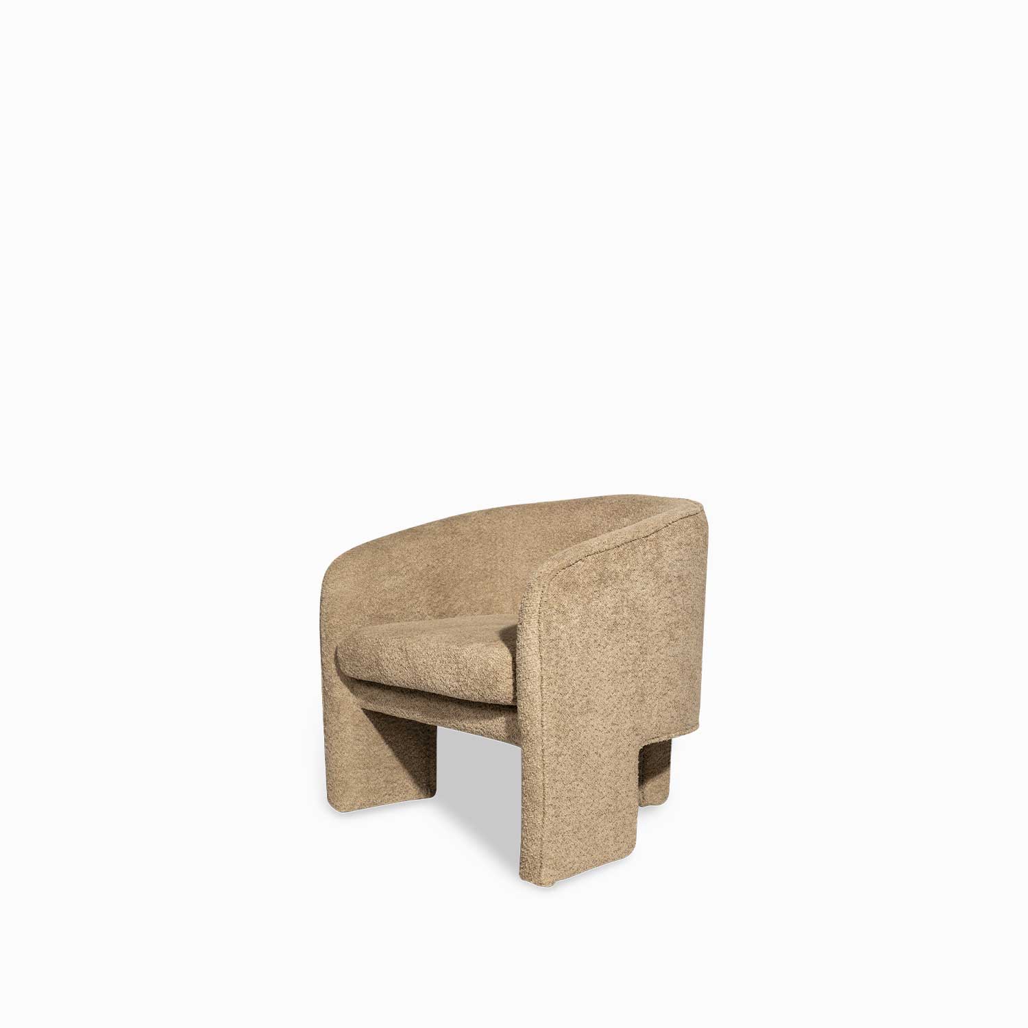 Poltrona Tripode taupe oscuro Boucle img #1