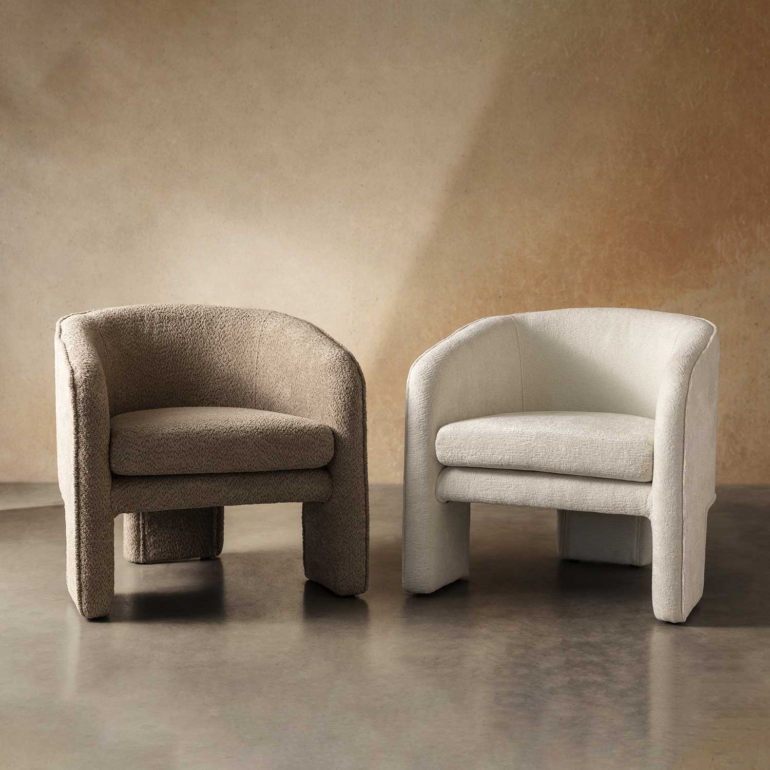 Poltrona Tripode taupe oscuro Boucle img #3