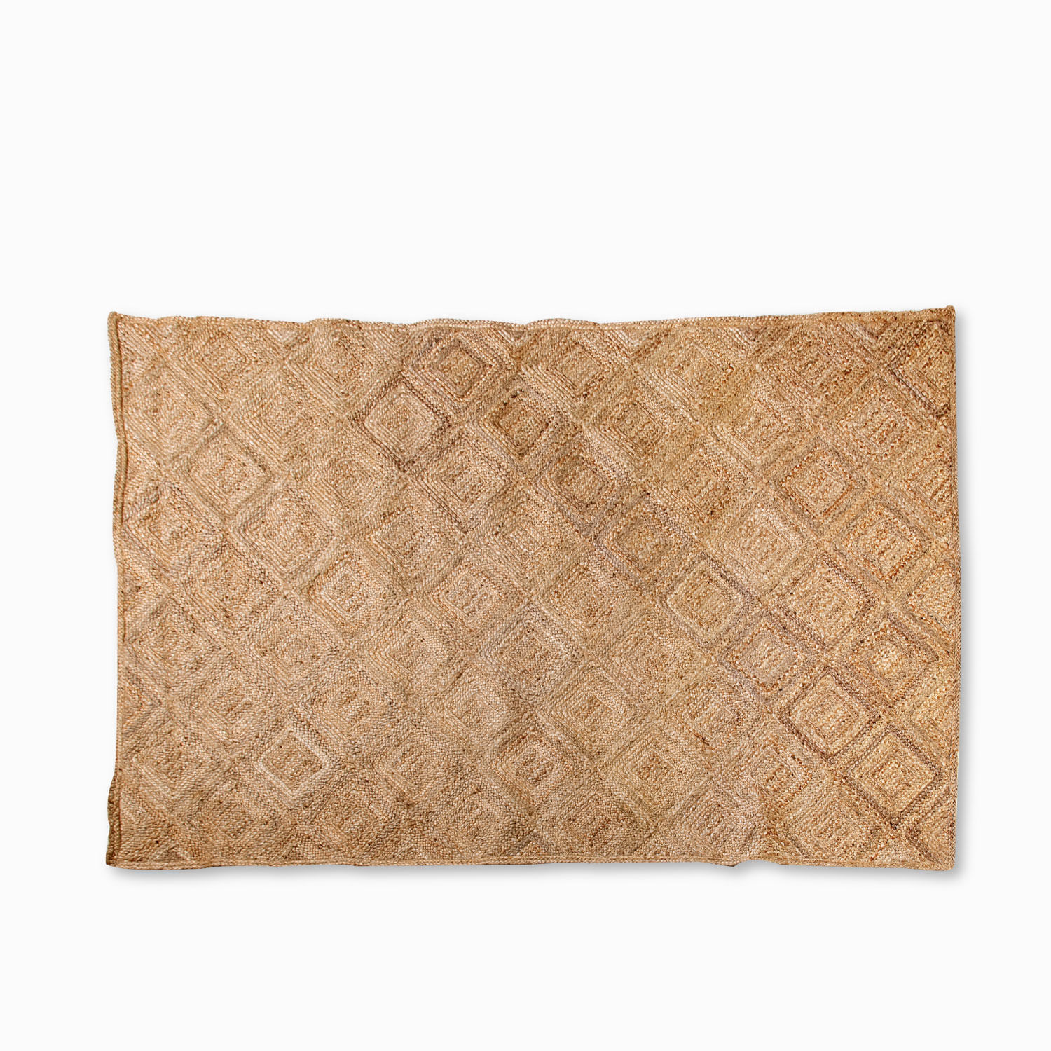 Tapete Yute rombos natural 200x300cm img #1