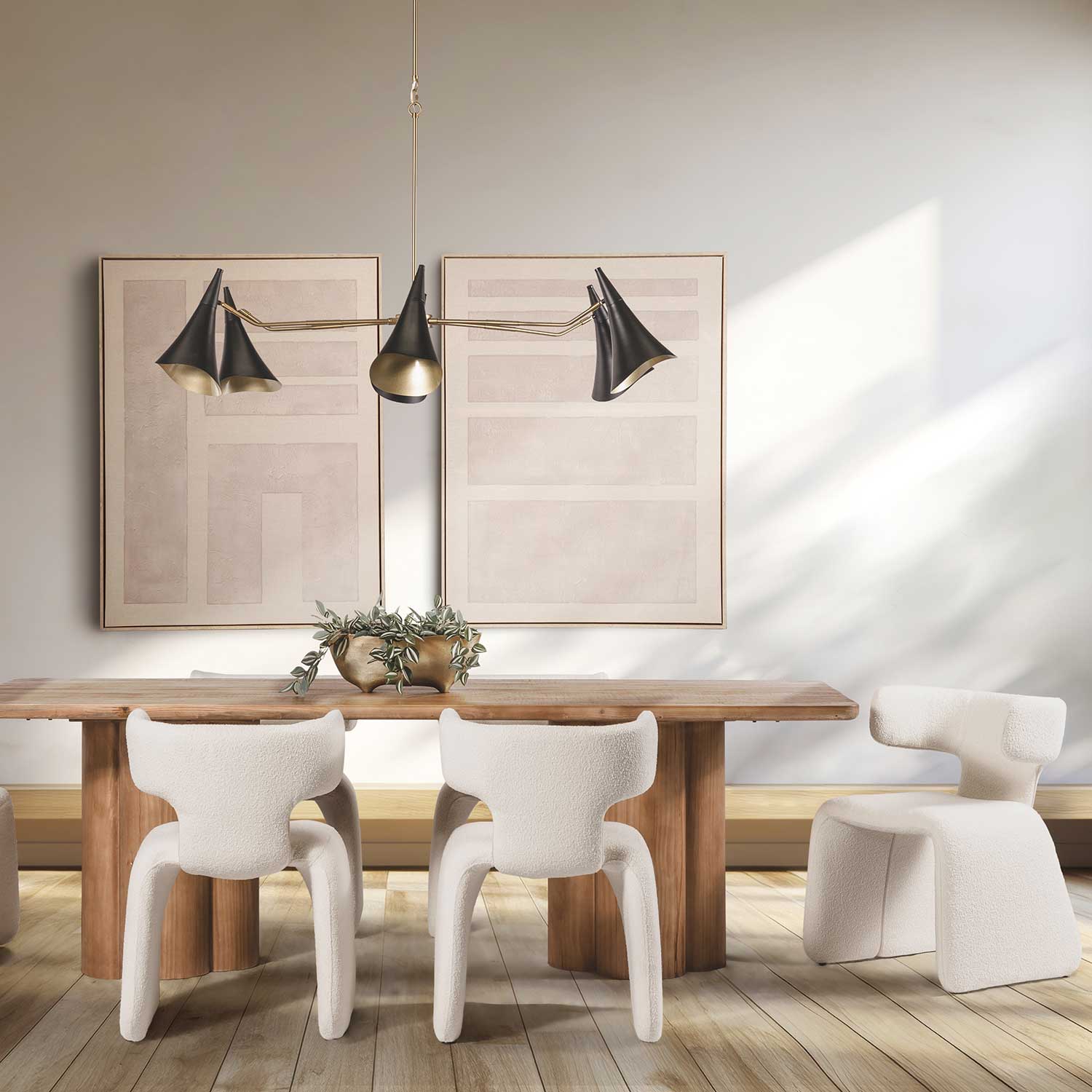 Silla comedor Evi beige img #2