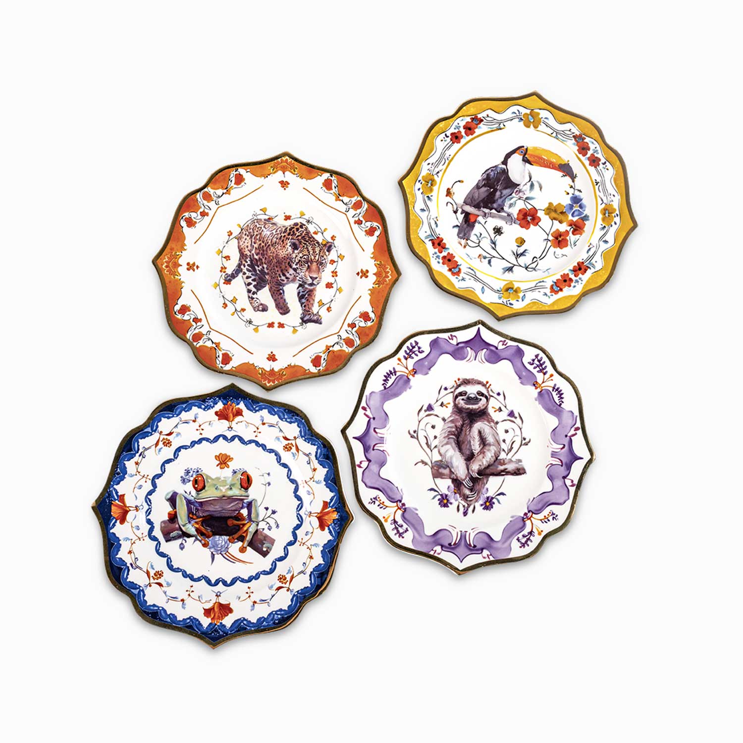 Plato tesoro Jungla 20cm set x4 img #1