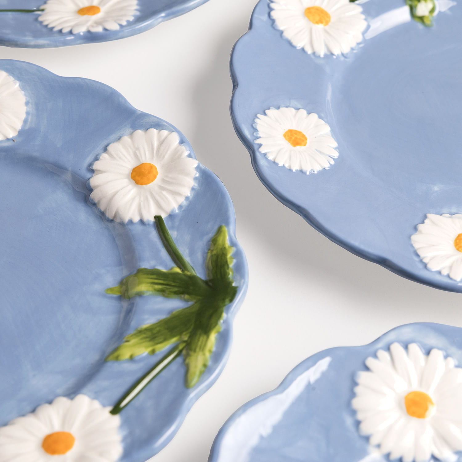 Plato mediano Margarita 22cm set x4 img #5